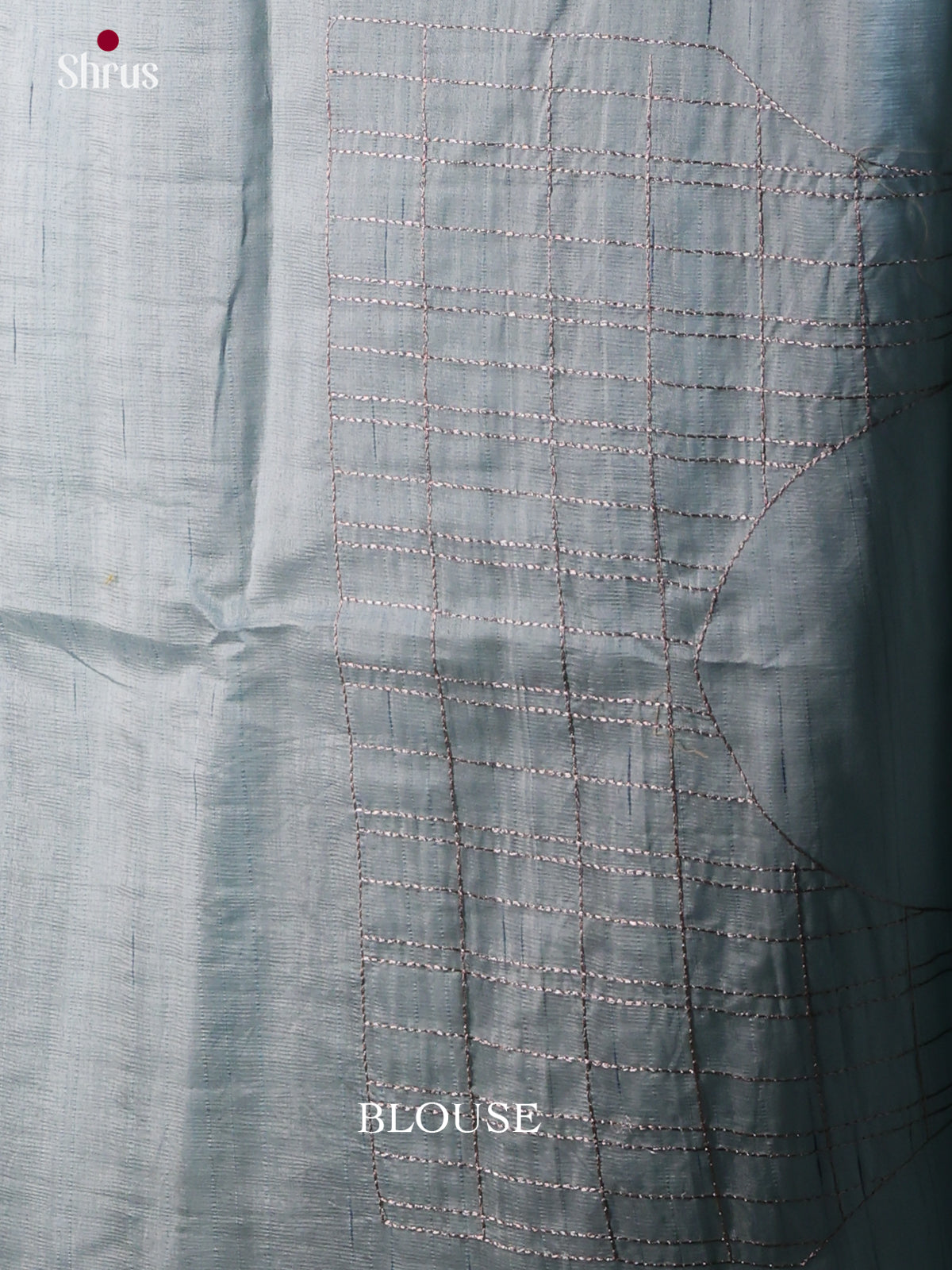Semi Rawsilk Embroidery Saree - EES22105