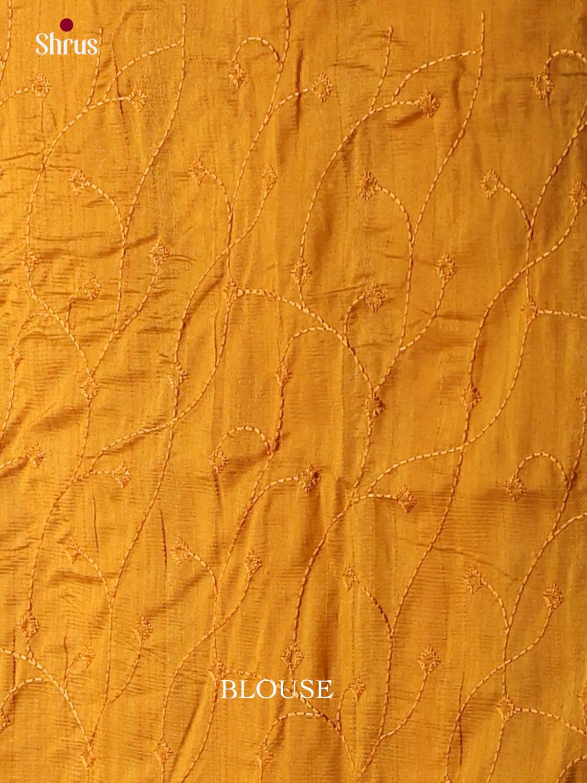Semi Rawsilk Embroidery Saree - EES22155