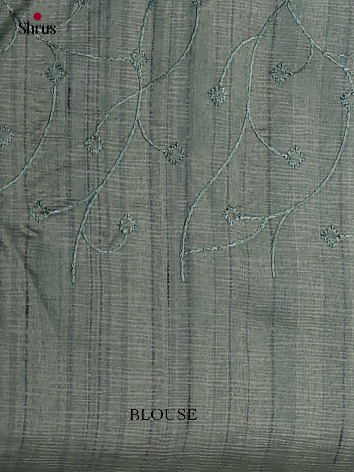 Semi Rawsilk Embroidery Saree - EES22169 - Shop on Shrus.com