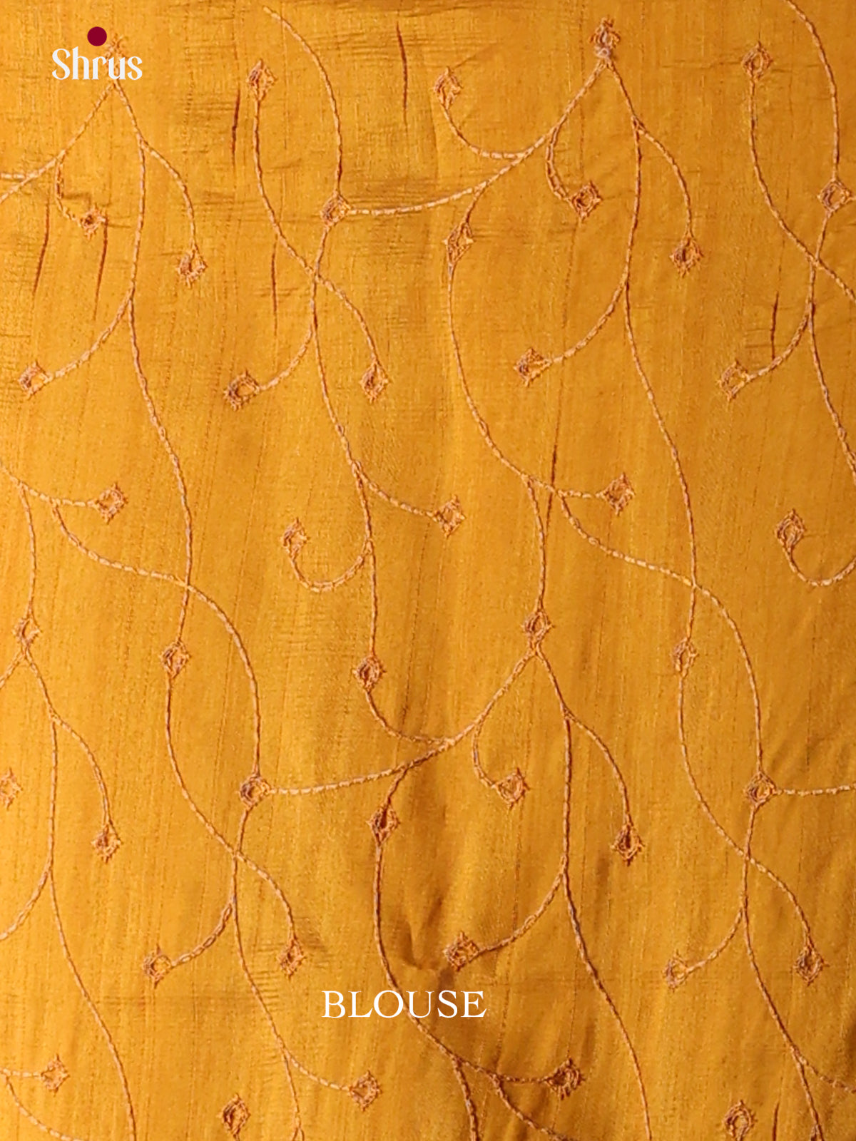 Semi Rawsilk Embroidery Saree - EES22178