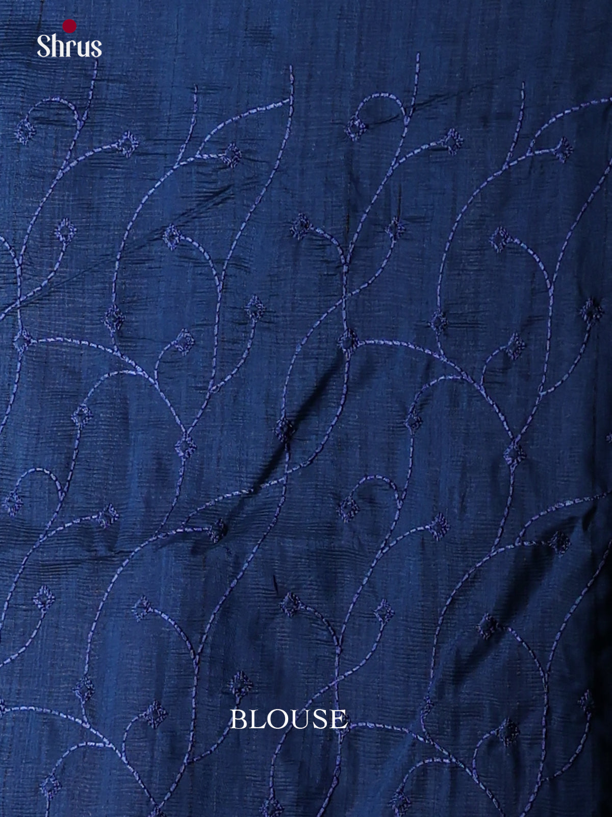 Semi Rawsilk Embroidery Saree - EES22180