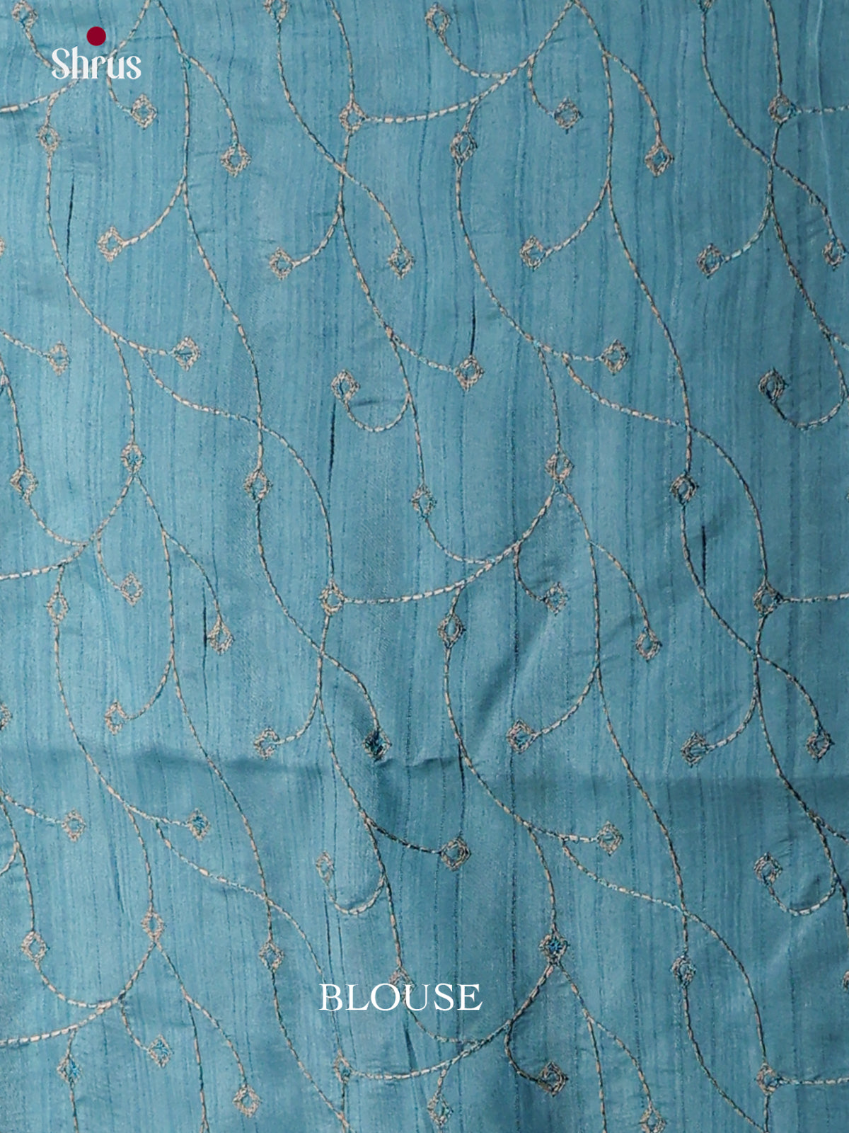 Semi Rawsilk Embroidery Saree - EES22199