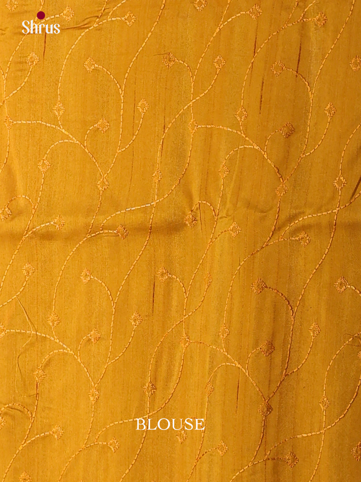 Semi Rawsilk Embroidery Saree - EES22201