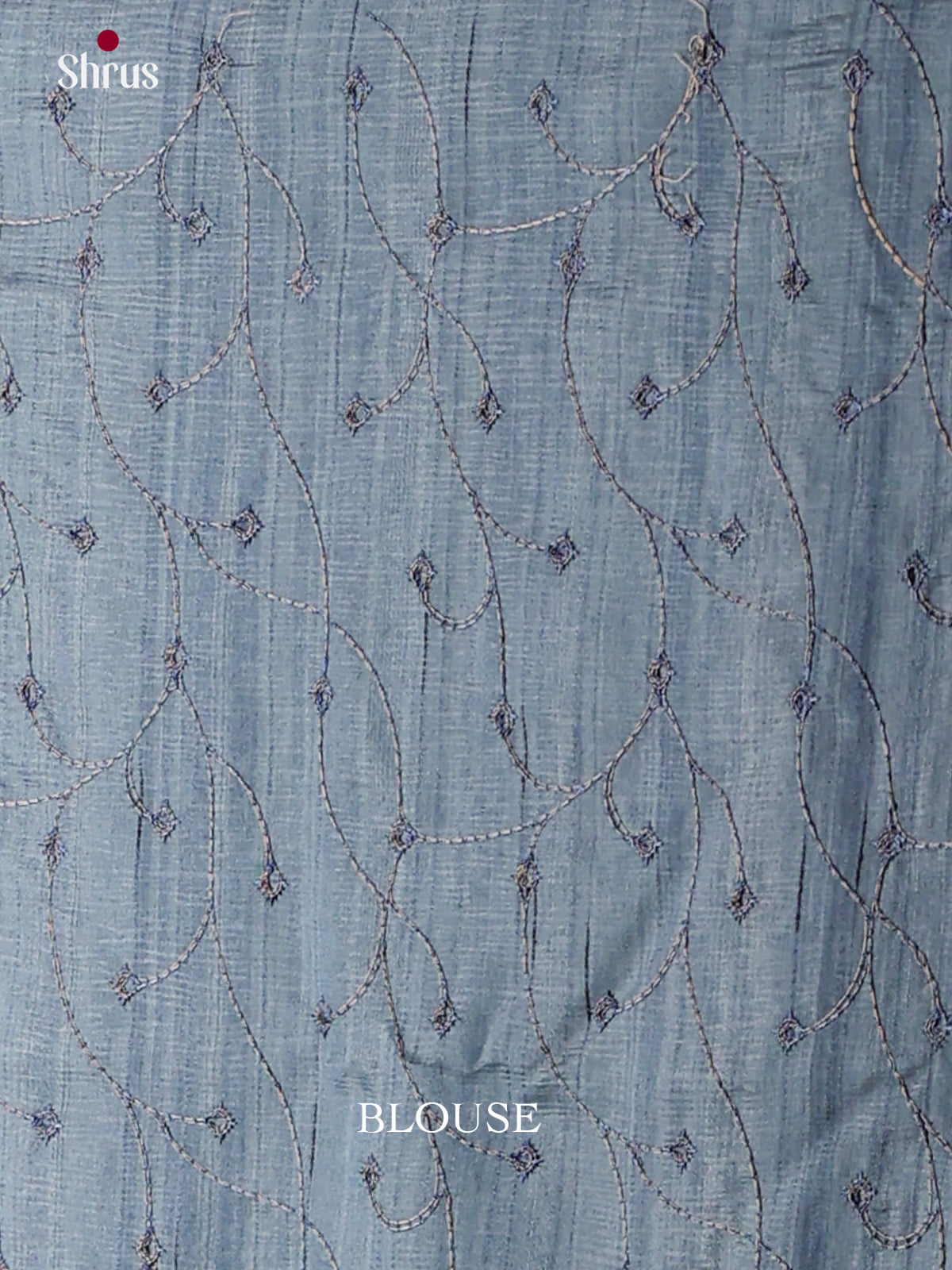 Semi Rawsilk Embroidery Saree - EES22297