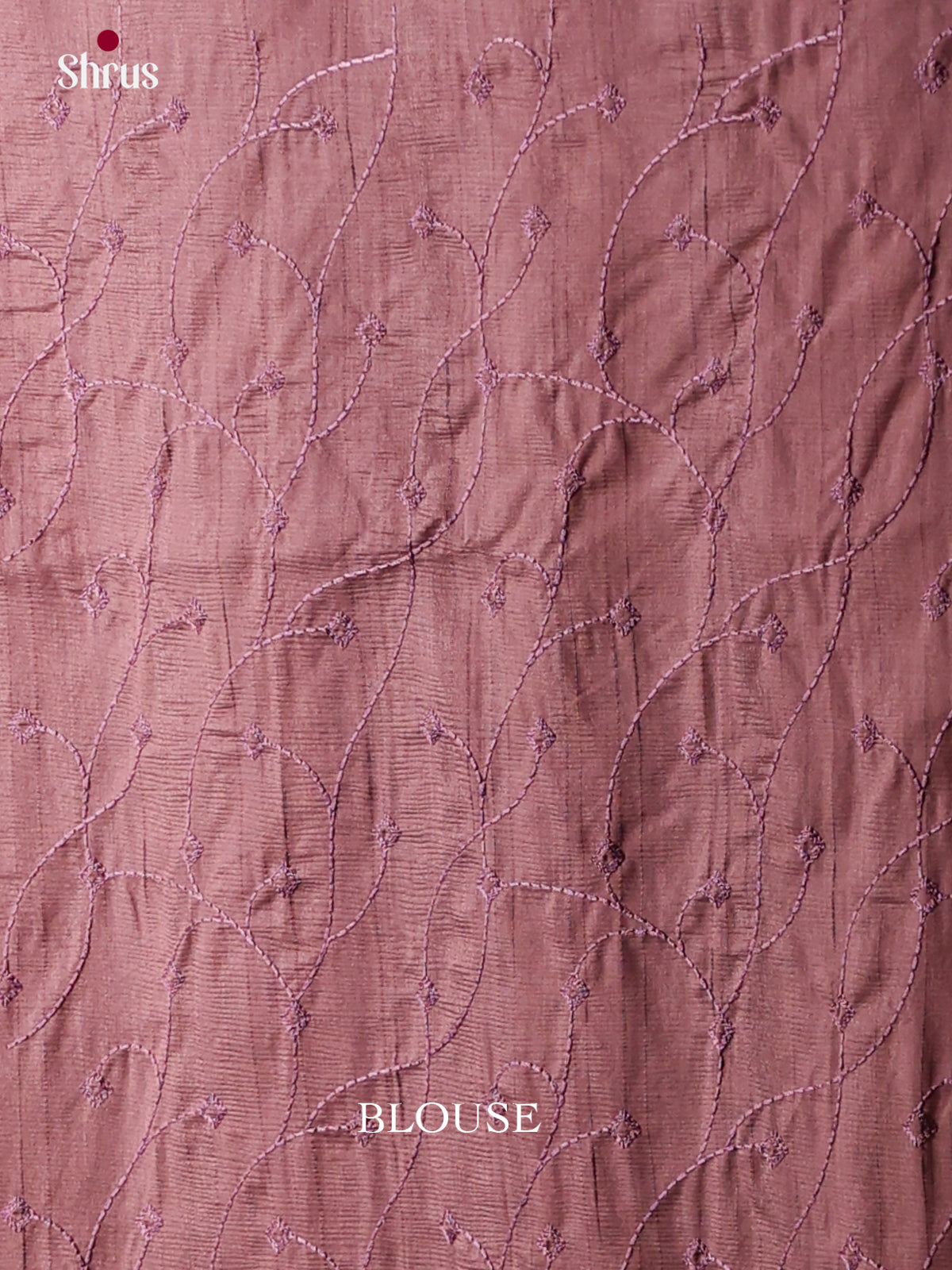 Semi Rawsilk Embroidery Saree - EES22306