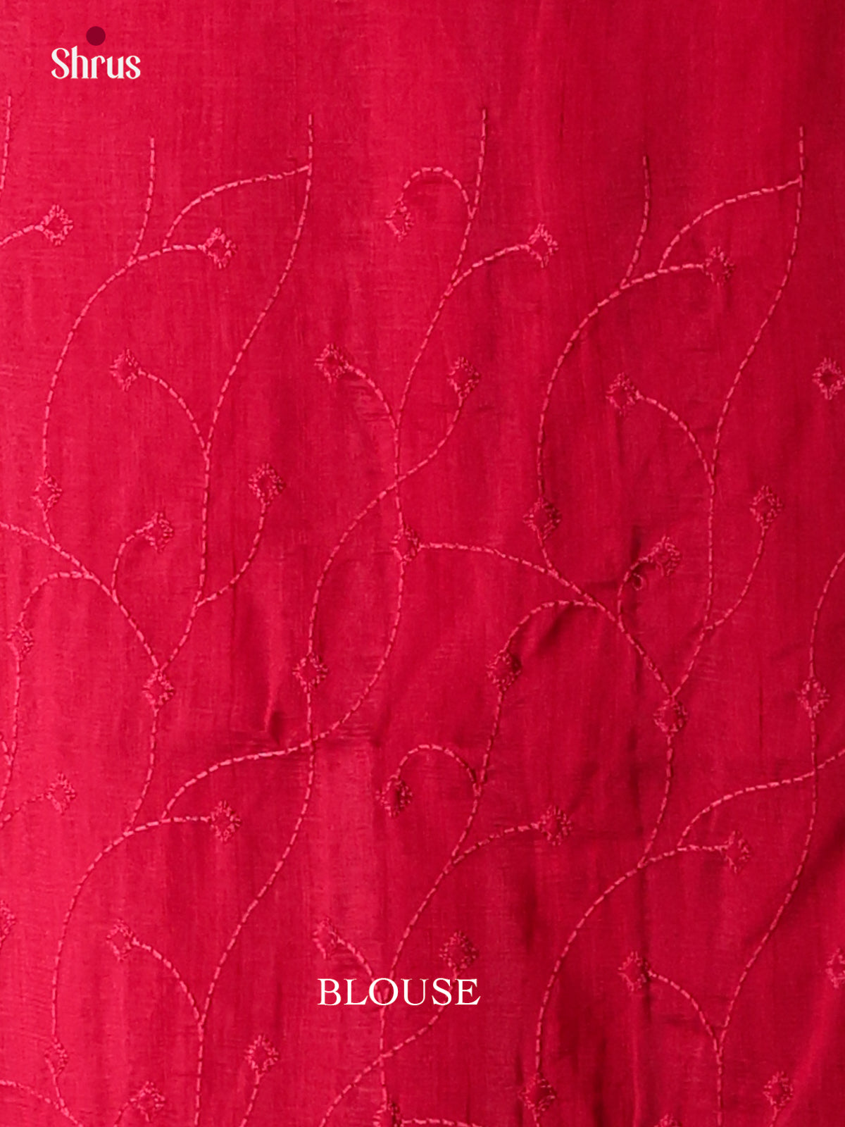Semi Rawsilk Embroidery Saree - EES22307