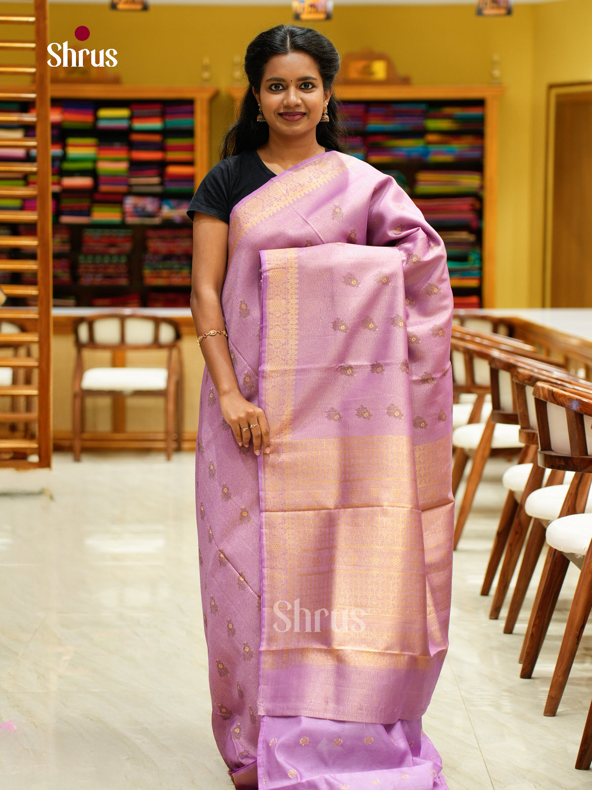 Bamboo silk Saree - EES23006 - Shop on Shrus.com