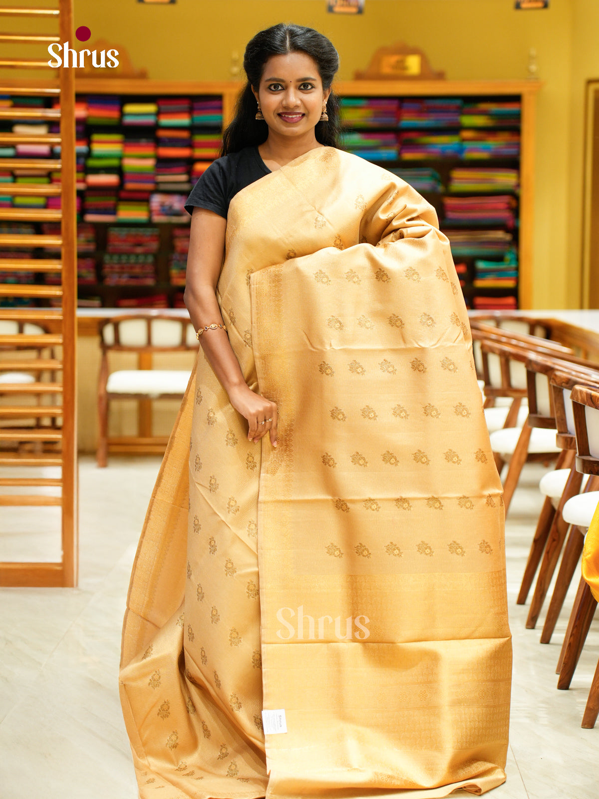 Bamboo silk Saree - EES23007 - Shop on Shrus.com