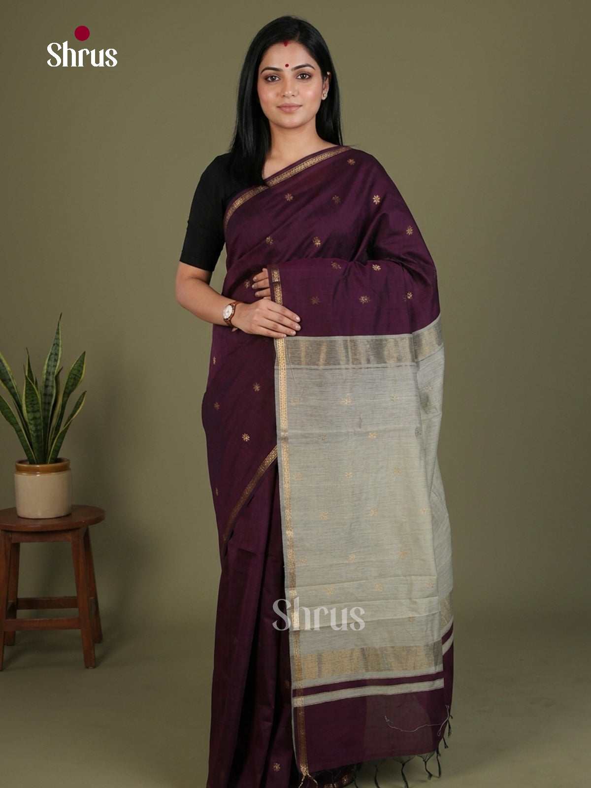 Semi Maheshwari Saree - EES23074