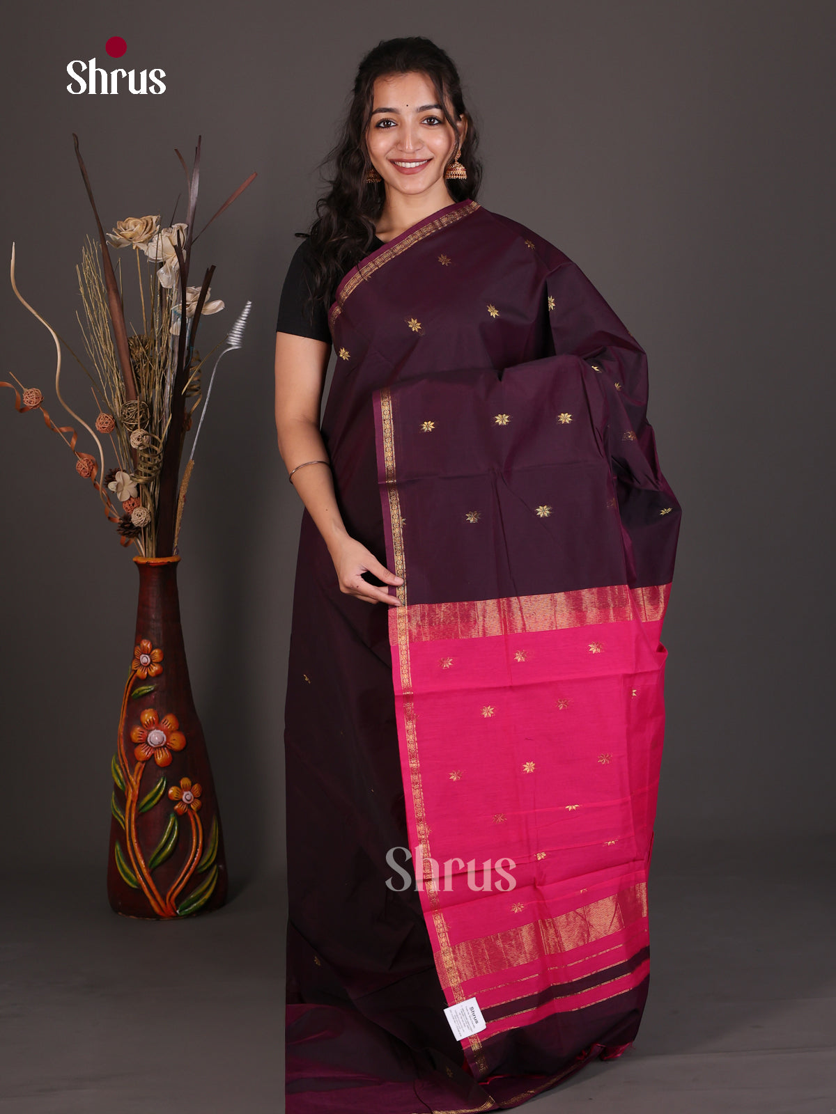 Semi Maheshwari Saree - EES23076