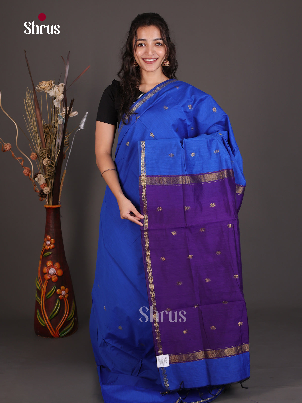 Semi Maheshwari Saree - EES23096