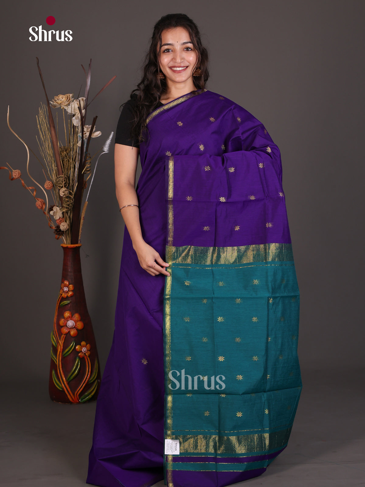 Semi Maheshwari Saree - EES23111