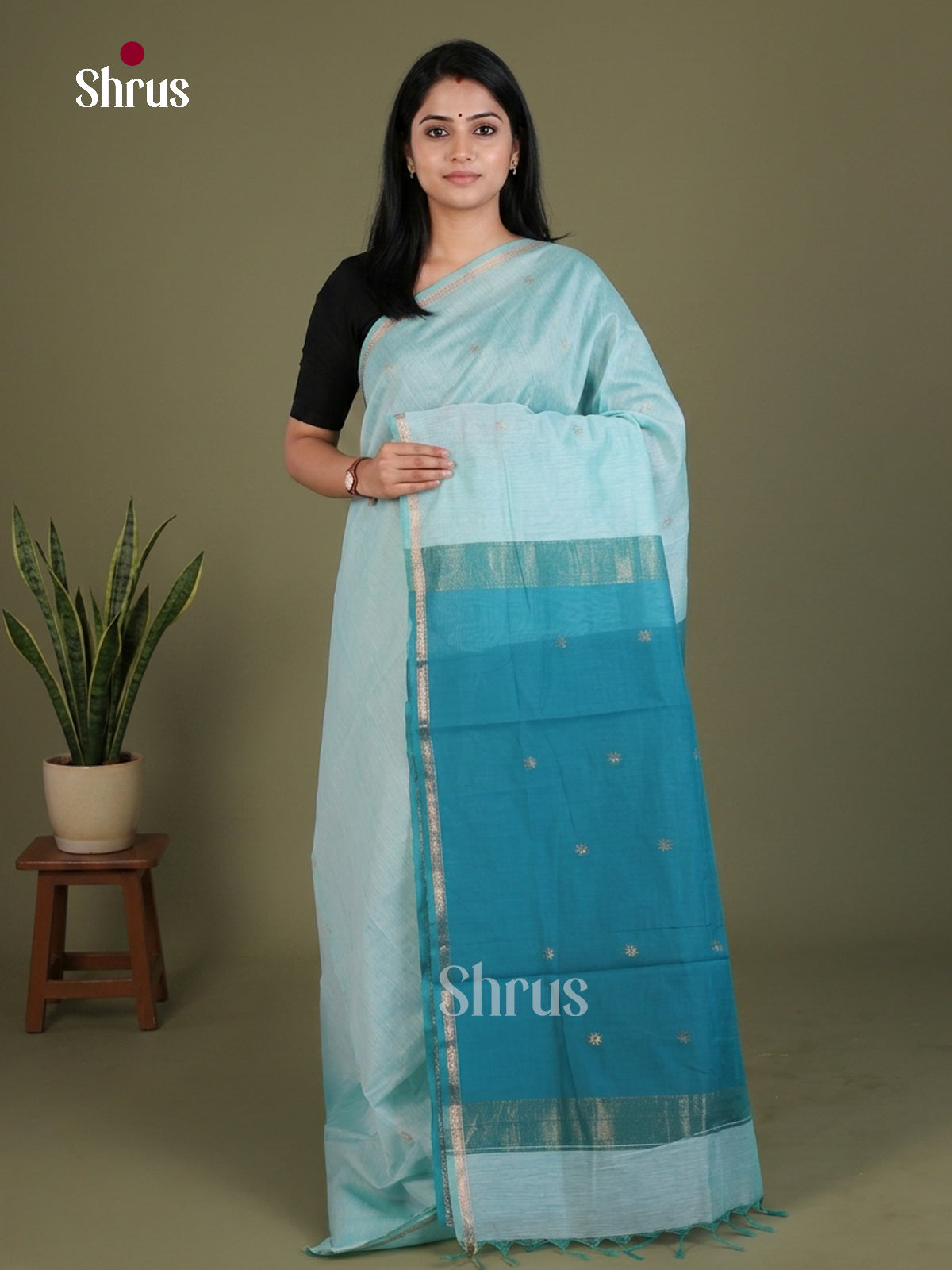 Semi Maheshwari Saree - EES23121