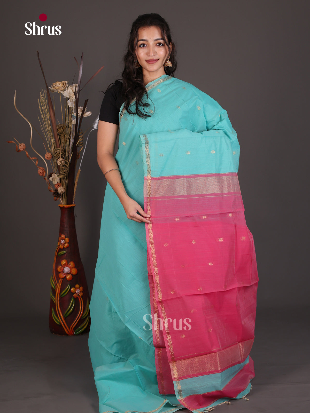 Semi Maheshwari Saree - EES23154