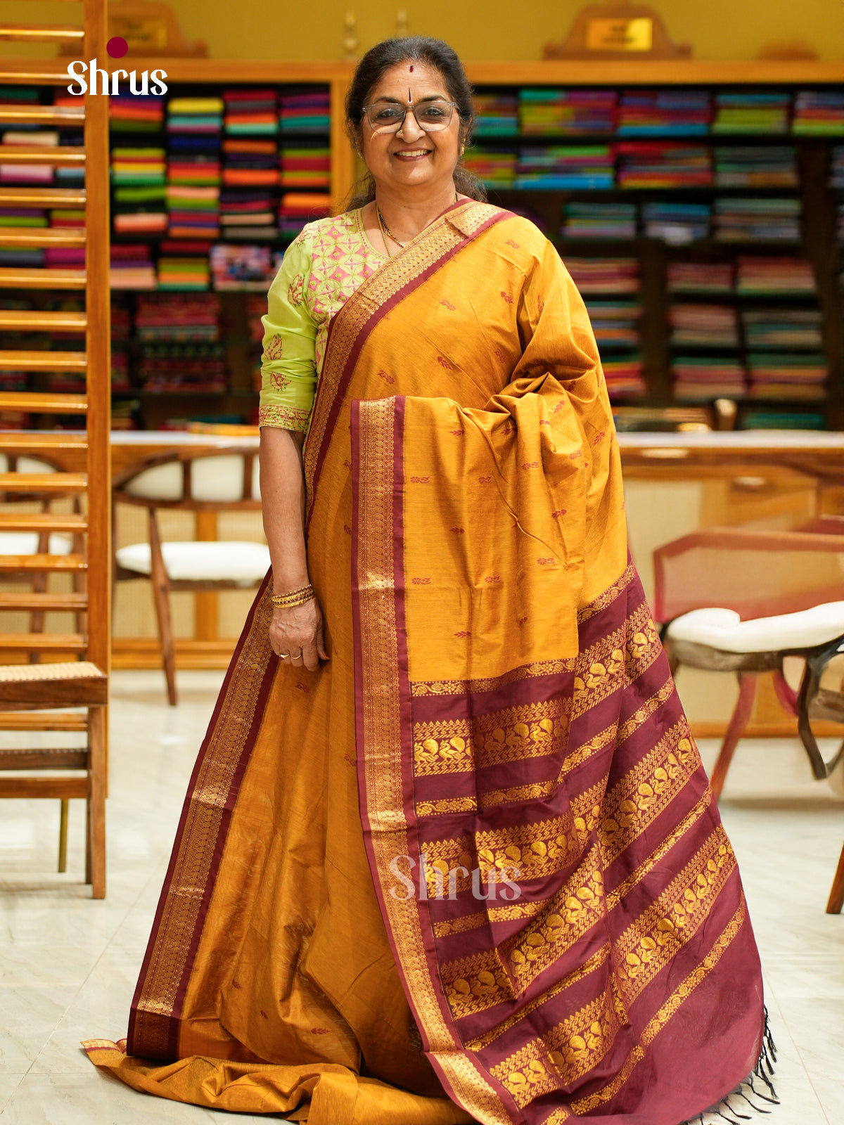 Kalyani Cotton Saree - EES23171 - Shop on Shrus.com