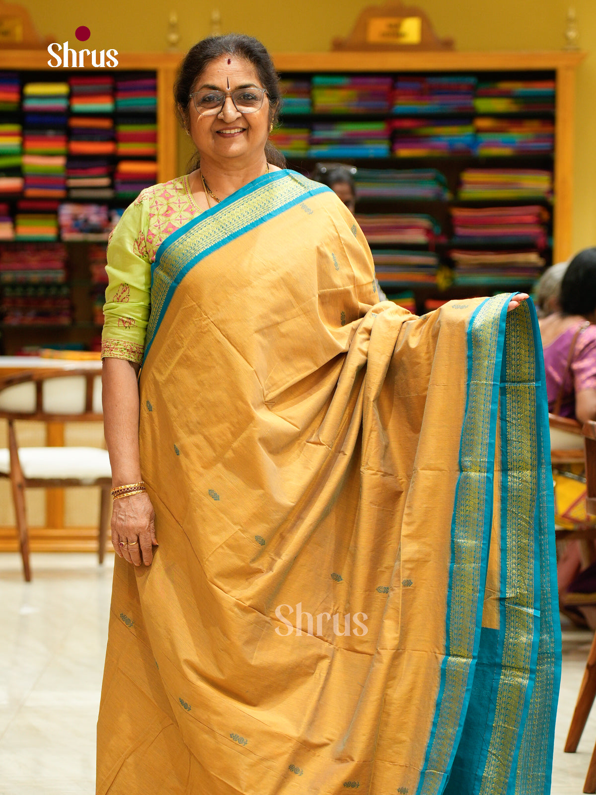 Kalyani Cotton Saree - EES23177 - Shop on Shrus.com