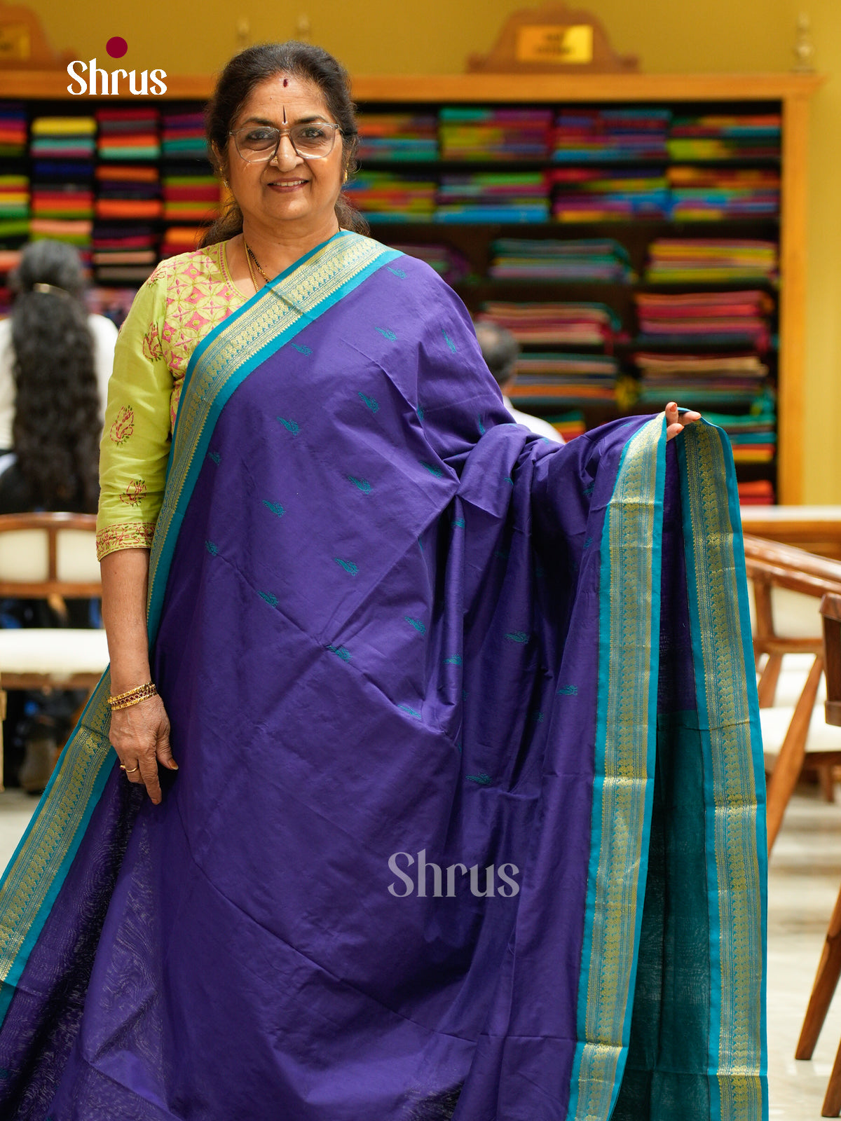 Kalyani Cotton Saree - EES23179 - Shop on Shrus.com