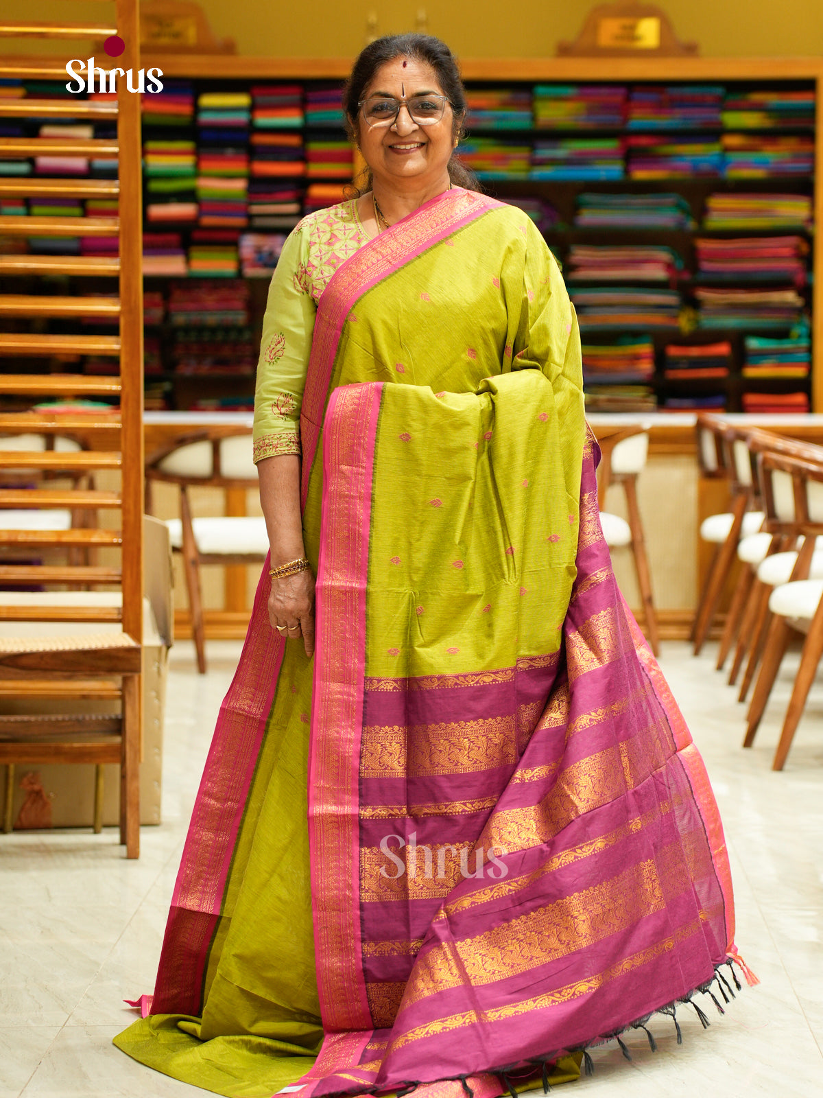 Kalyani Cotton Saree - EES23184 - Shop on Shrus.com