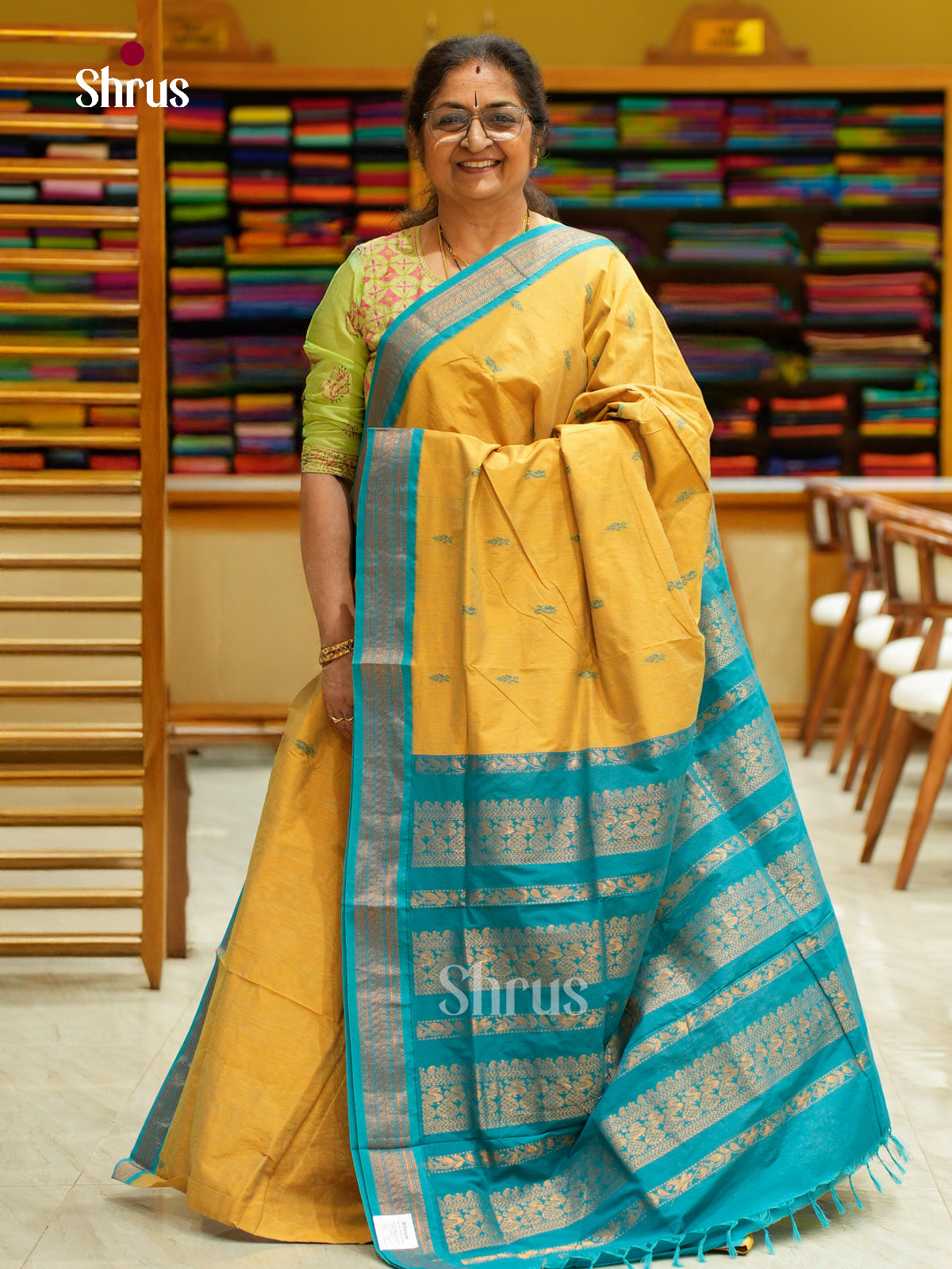 Kalyani Cotton Saree - EES23186 - Shop on Shrus.com