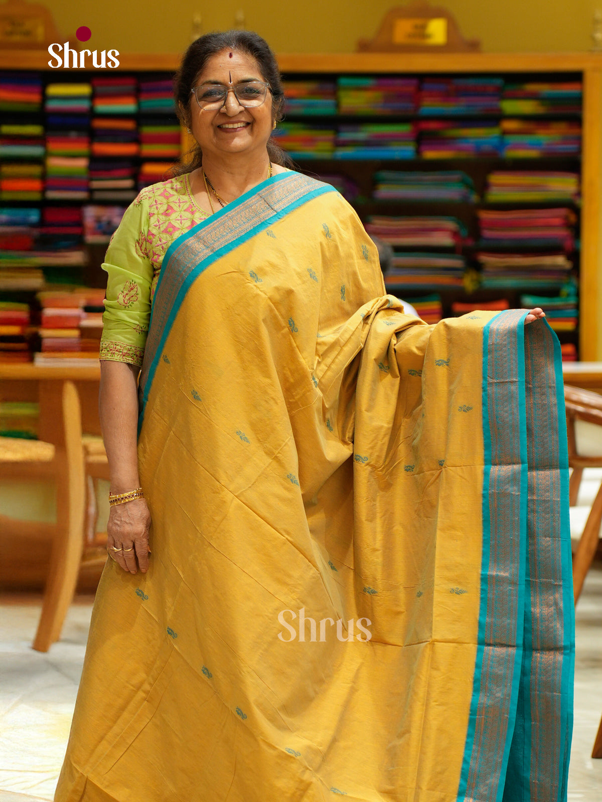 Kalyani Cotton Saree - EES23186 - Shop on Shrus.com