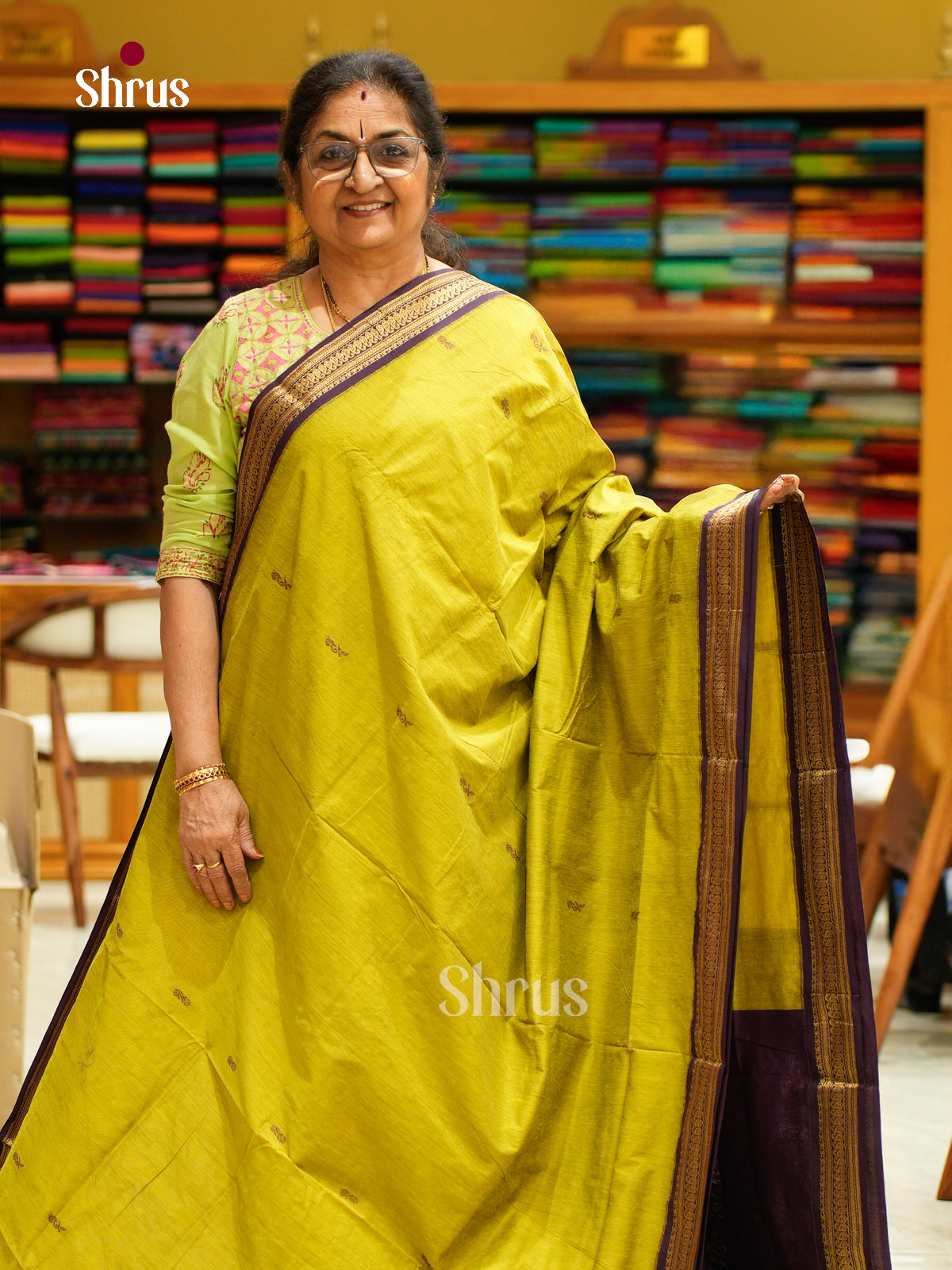 Kalyani Cotton Saree - EES23190 - Shop on Shrus.com
