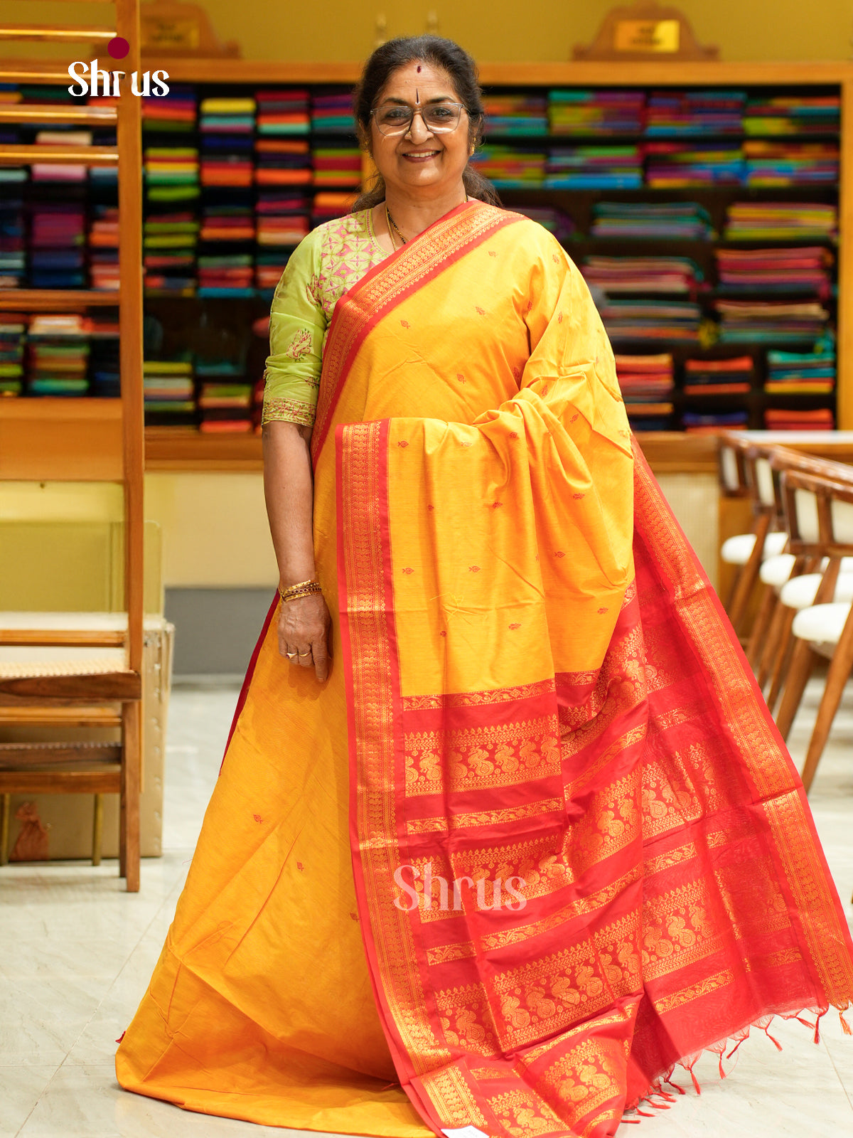 Kalyani Cotton Saree - EES23192 - Shop on Shrus.com