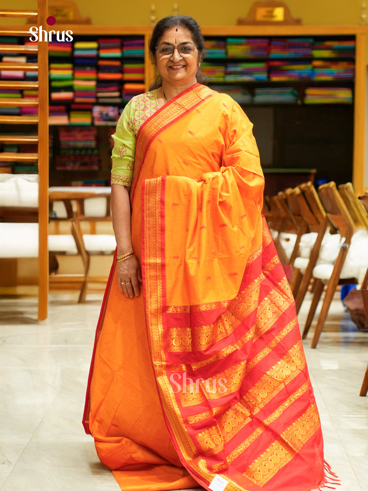 Kalyani Cotton Saree - EES23195 - Shop on Shrus.com