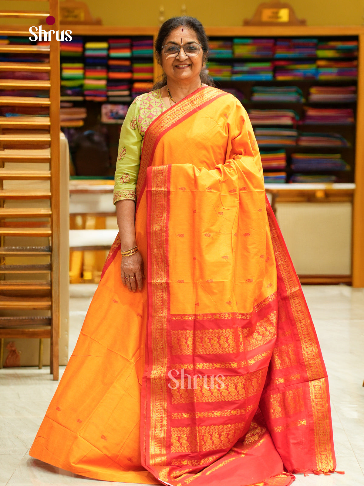 Kalyani Cotton Saree - EES23196 - Shop on Shrus.com