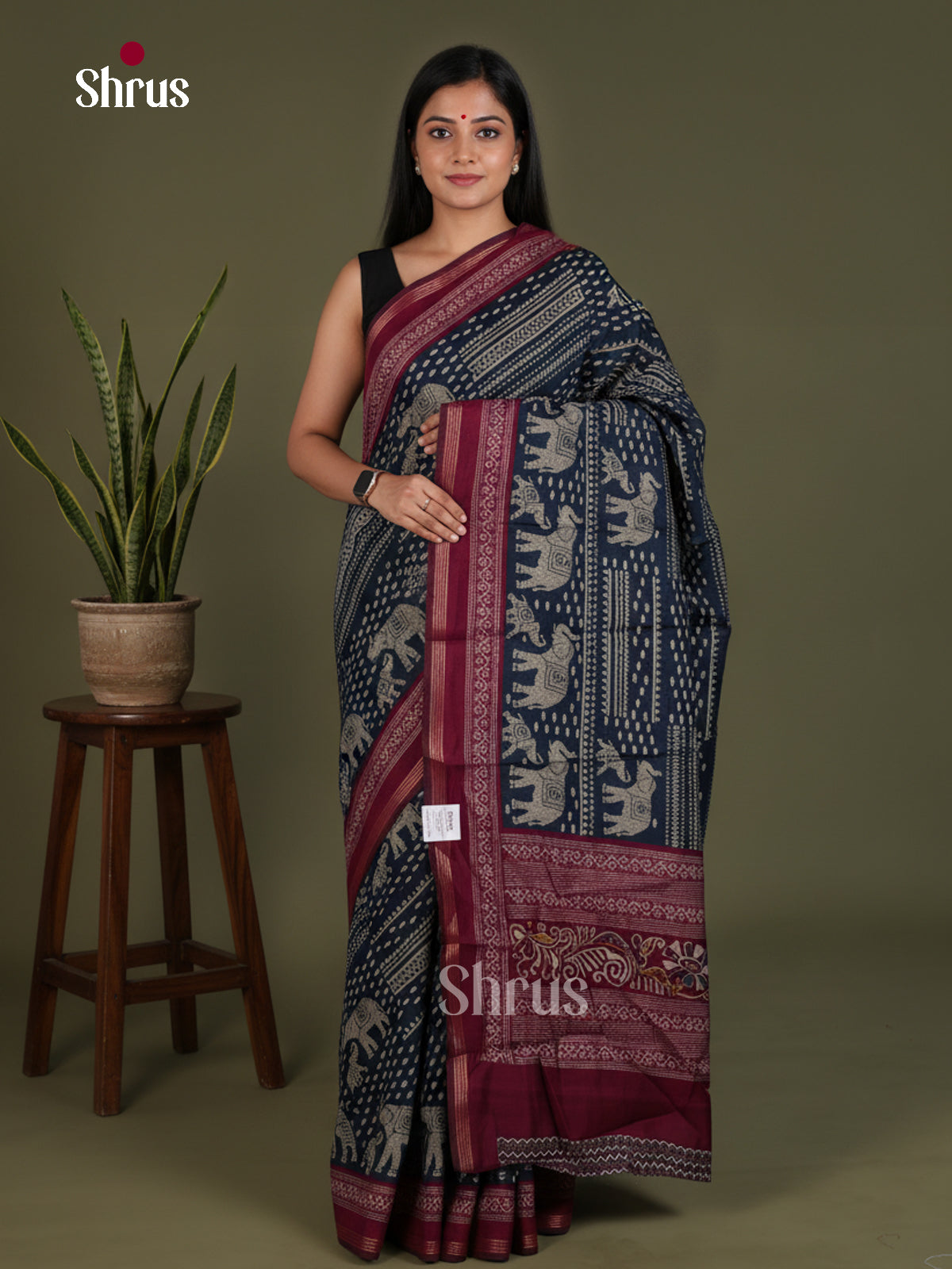 Art Modal Saree - EES25070 - Shop on Shrus.com