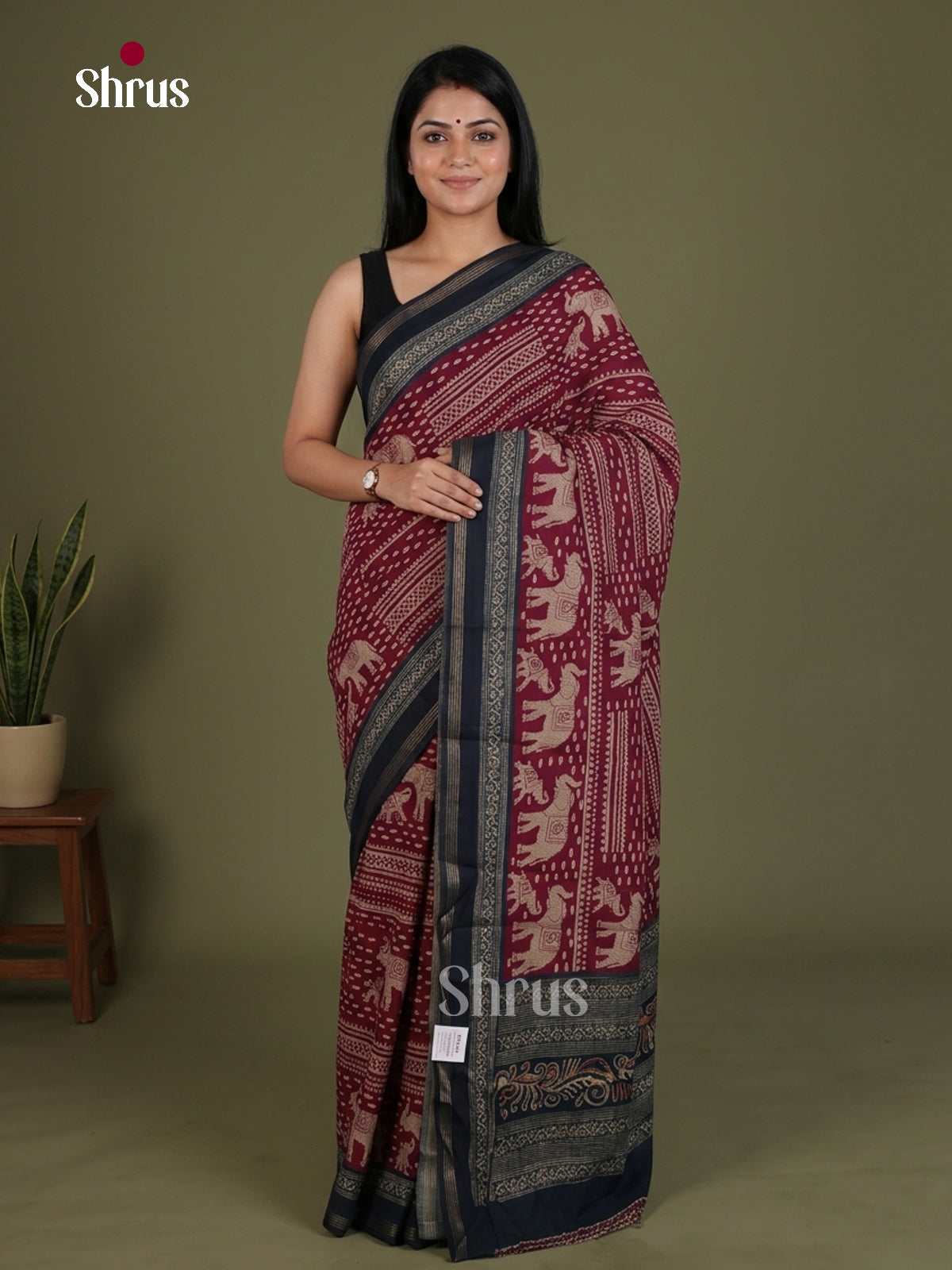 Art Modal Saree - EES25075 - Shop on Shrus.com