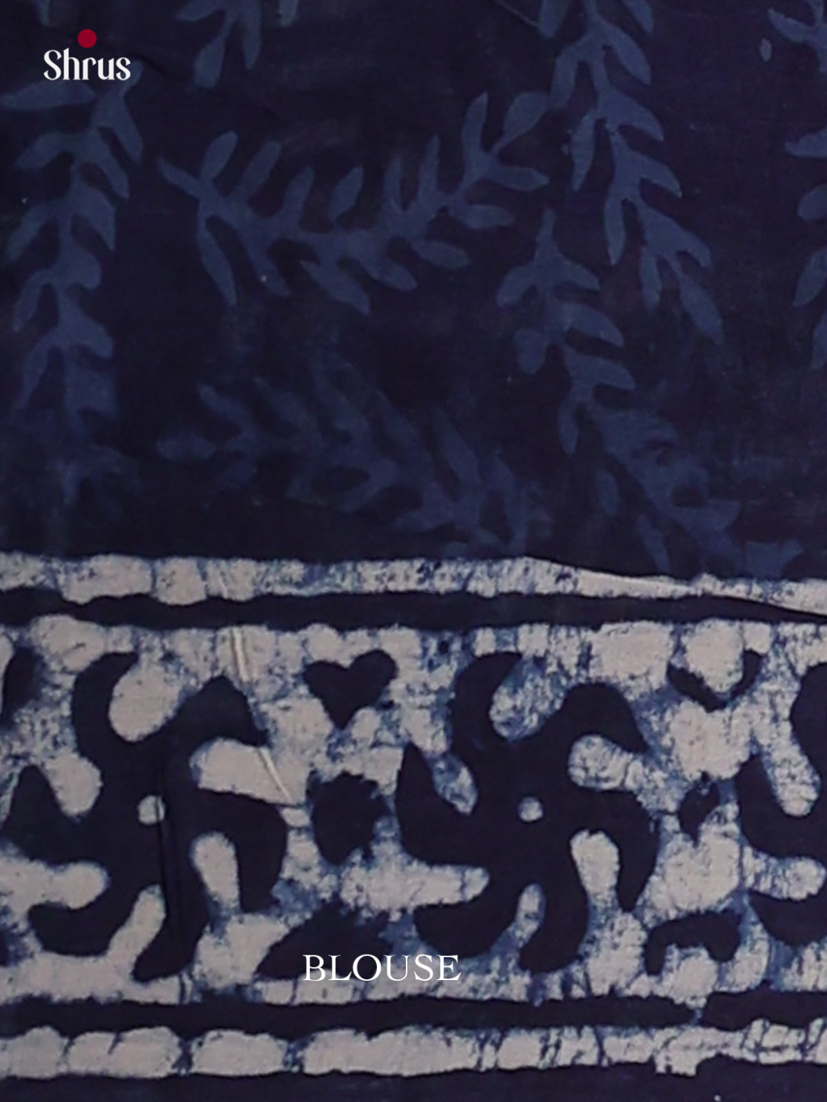 Blue - Jaipur cotton Saree - EES25095