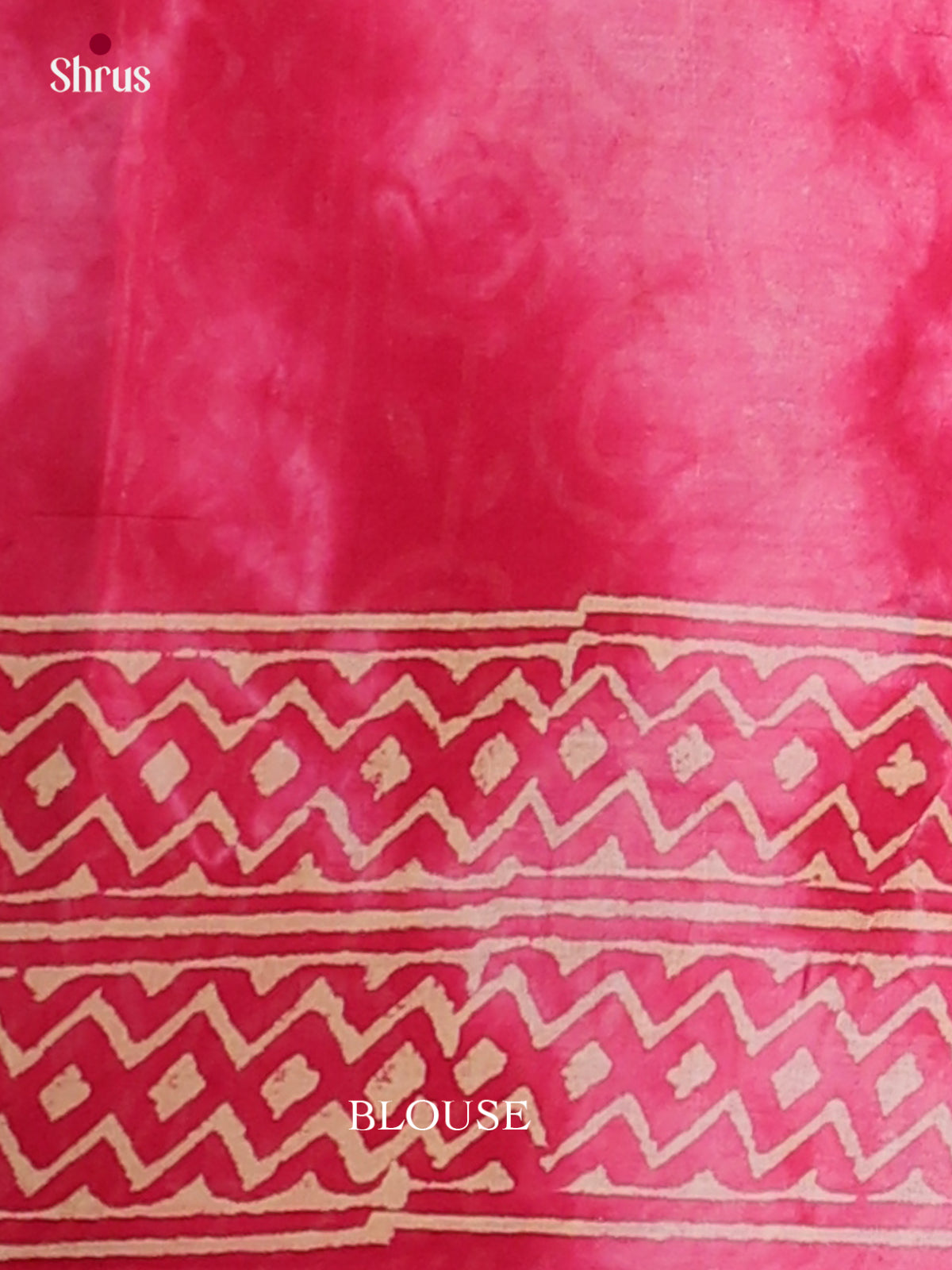 Pink- Jaipur cotton Saree - EES25103