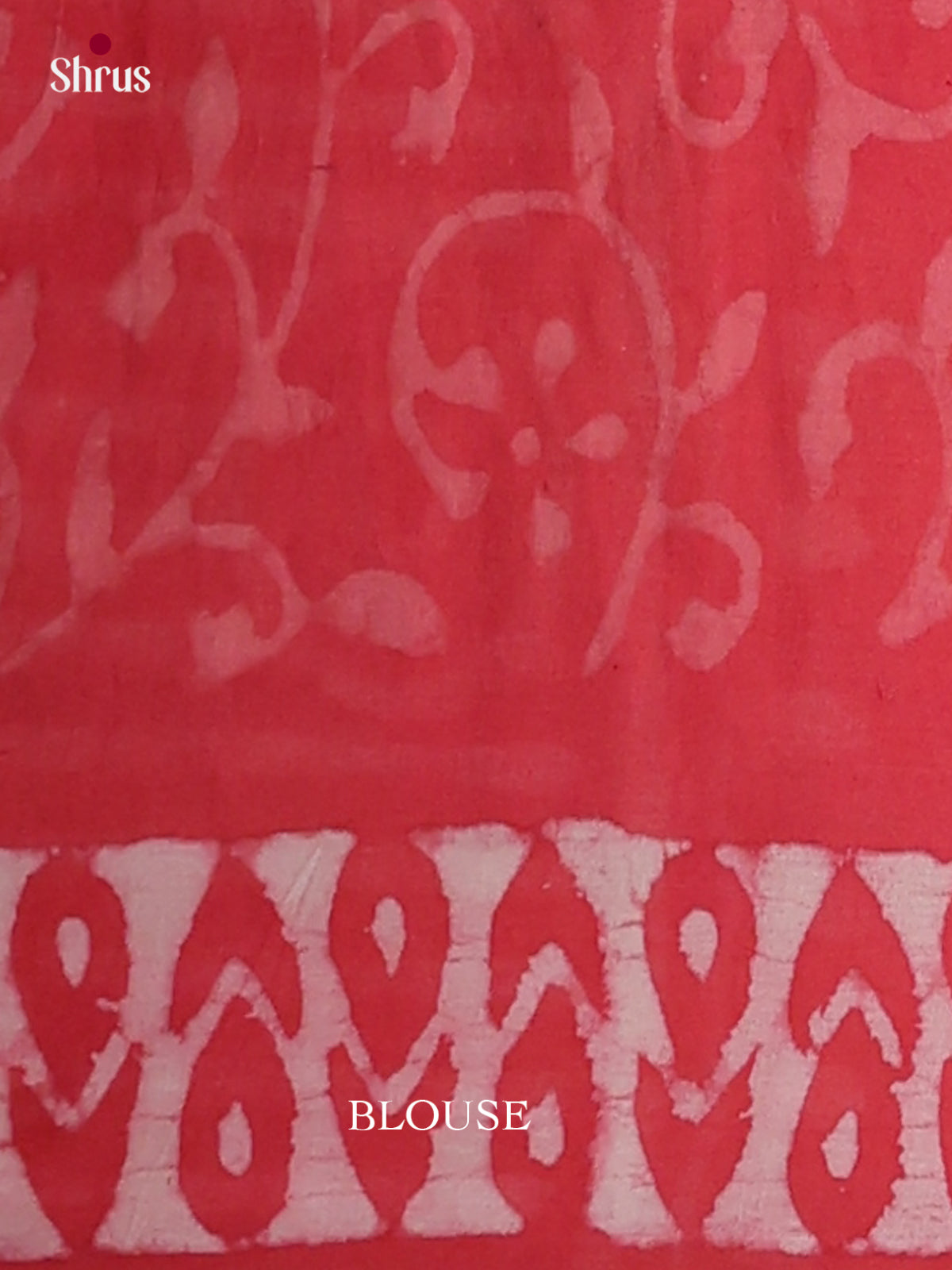 Red - Jaipur cotton Saree - EES25111