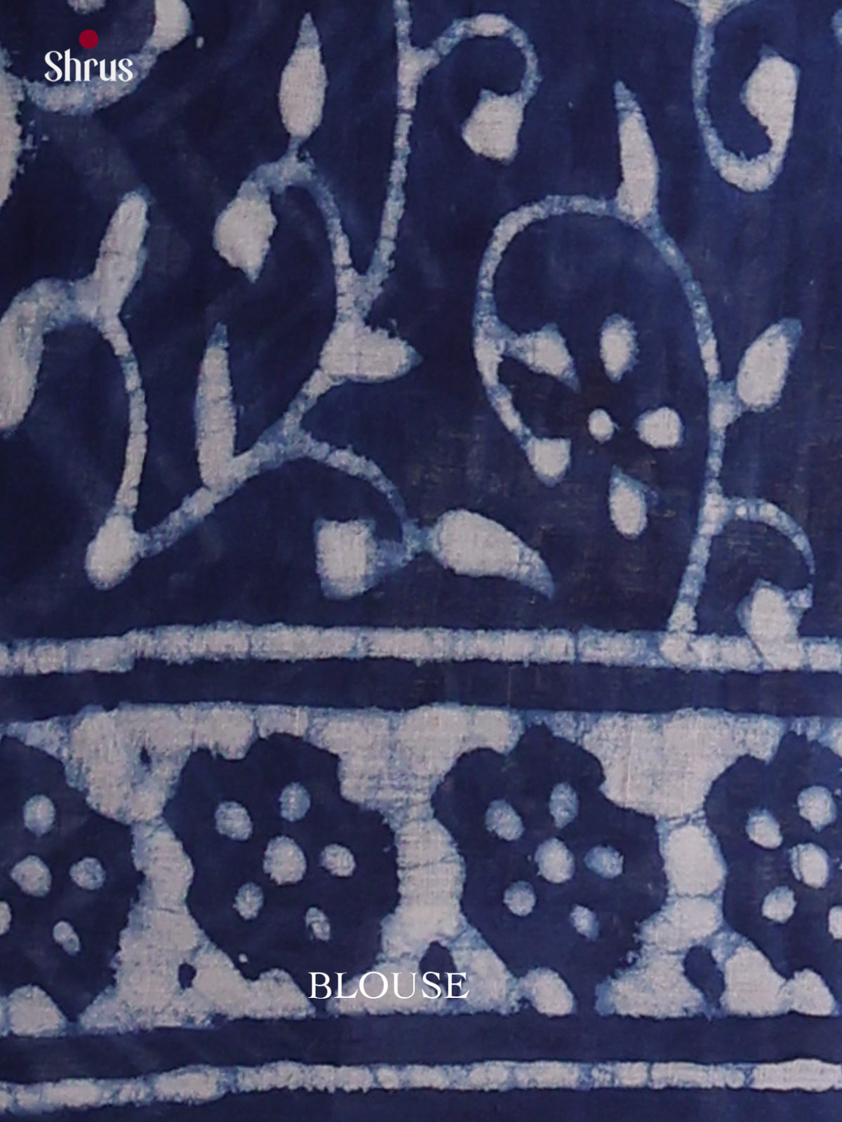 Blue - Jaipur cotton Saree - EES25126