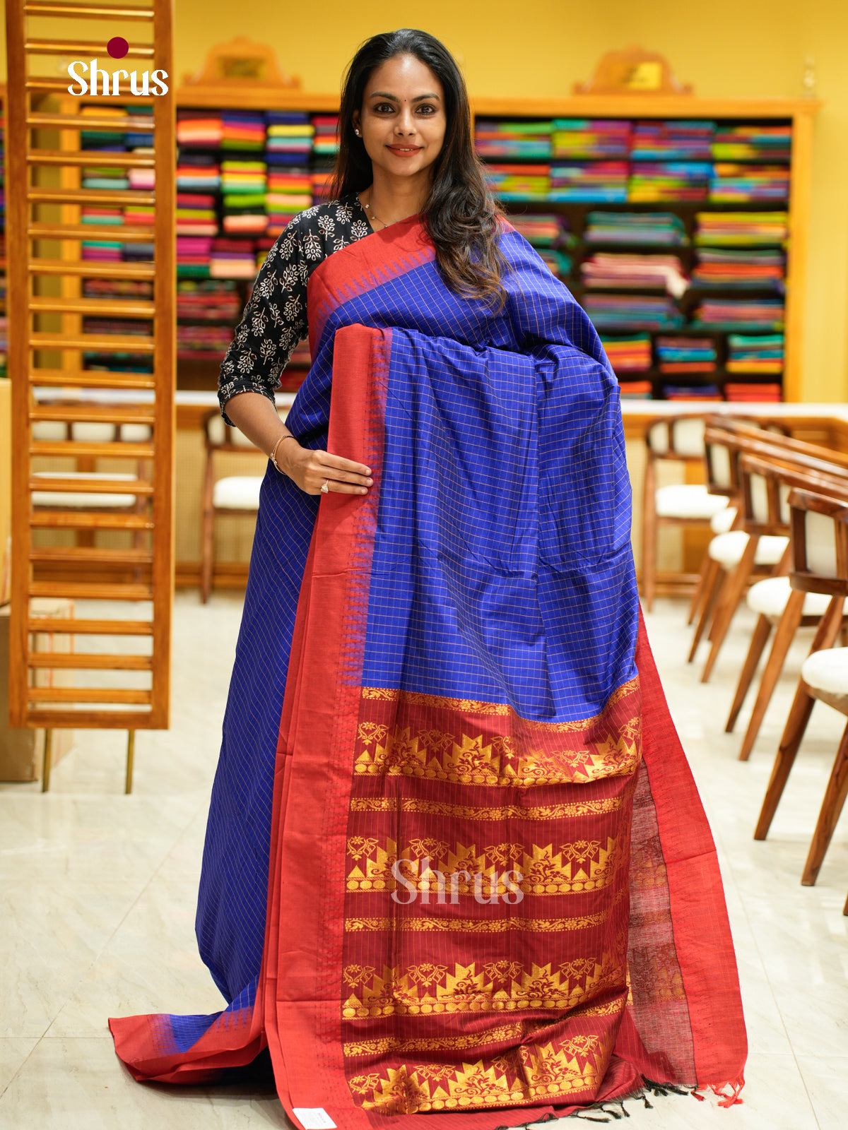 Kalyani Cotton Saree - EES26019 - Shop on Shrus.com