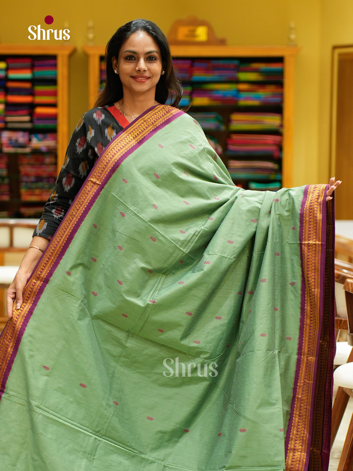 Kalyani Cotton Saree - EES26049 - Shop on Shrus.com