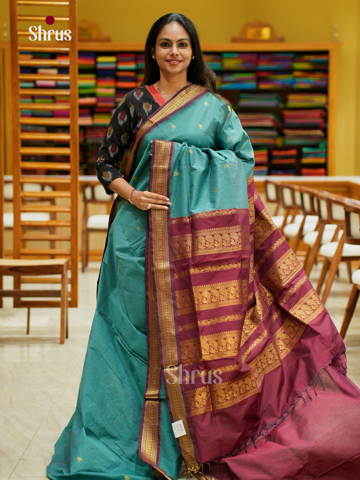 Kalyani Cotton Saree - EES26051 - Shop on Shrus.com