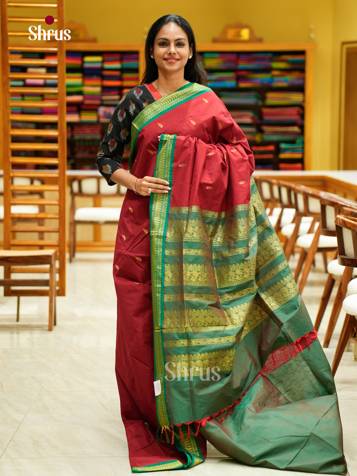 Kalyani Cotton Saree - EES26053 - Shop on Shrus.com