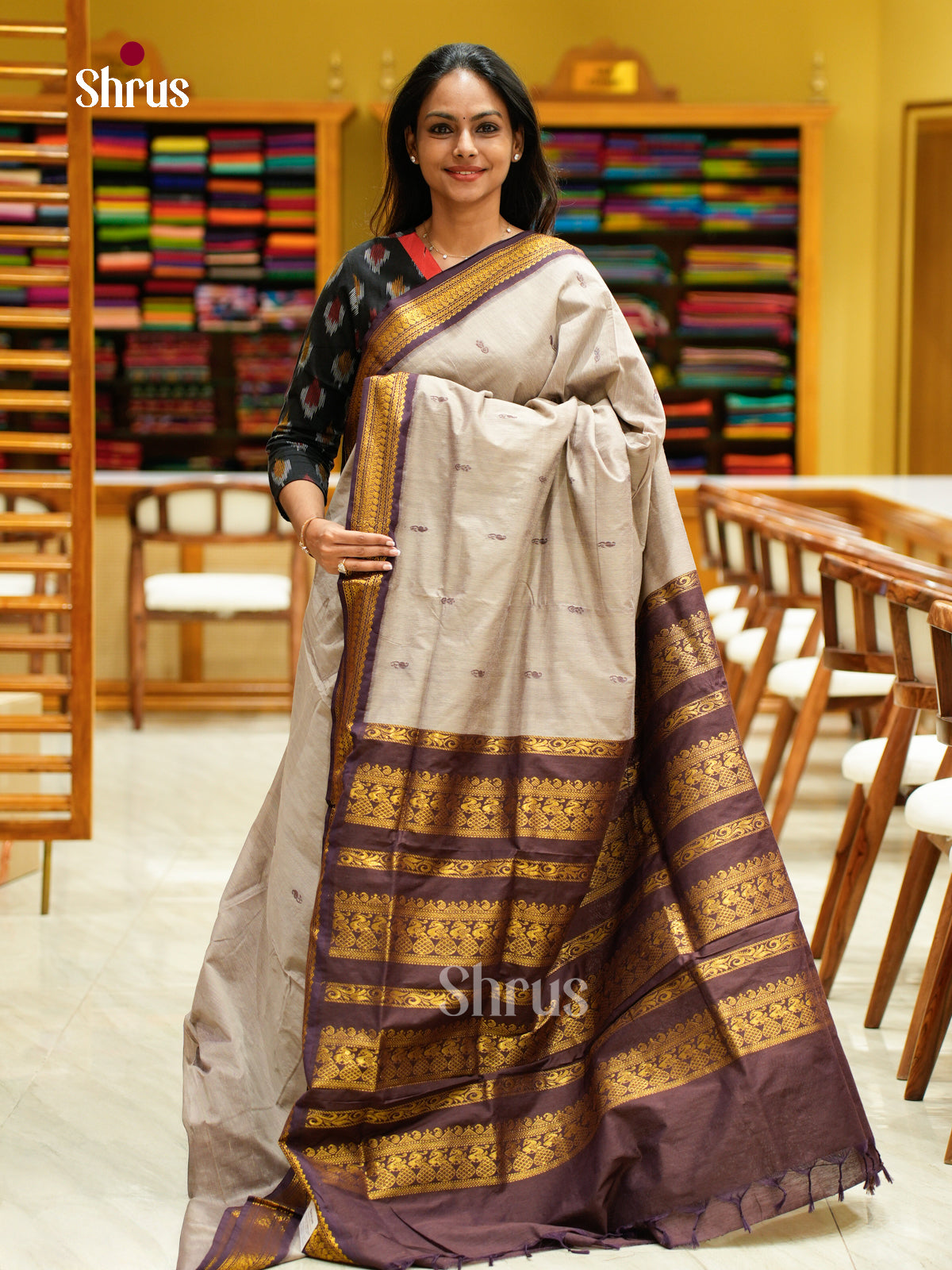 Kalyani Cotton Saree - EES26057 - Shop on Shrus.com