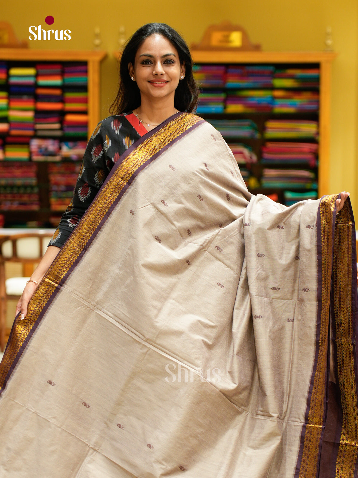 Kalyani Cotton Saree - EES26057 - Shop on Shrus.com