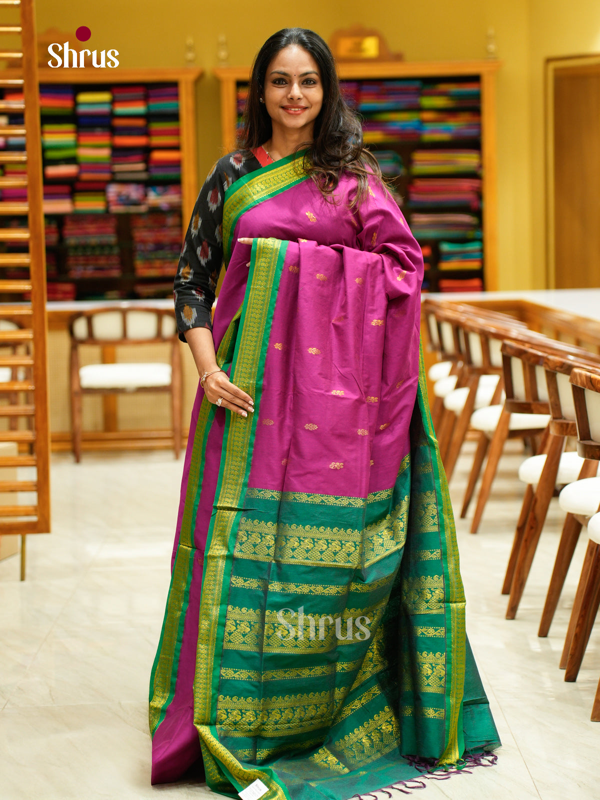 Kalyani Cotton Saree - EES26058 - Shop on Shrus.com