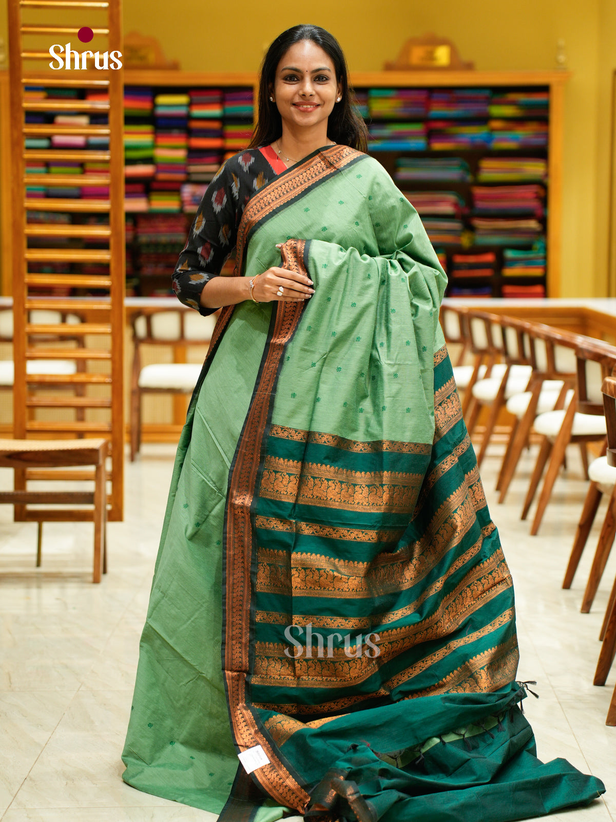 Kalyani Cotton Saree - EES26061 - Shop on Shrus.com