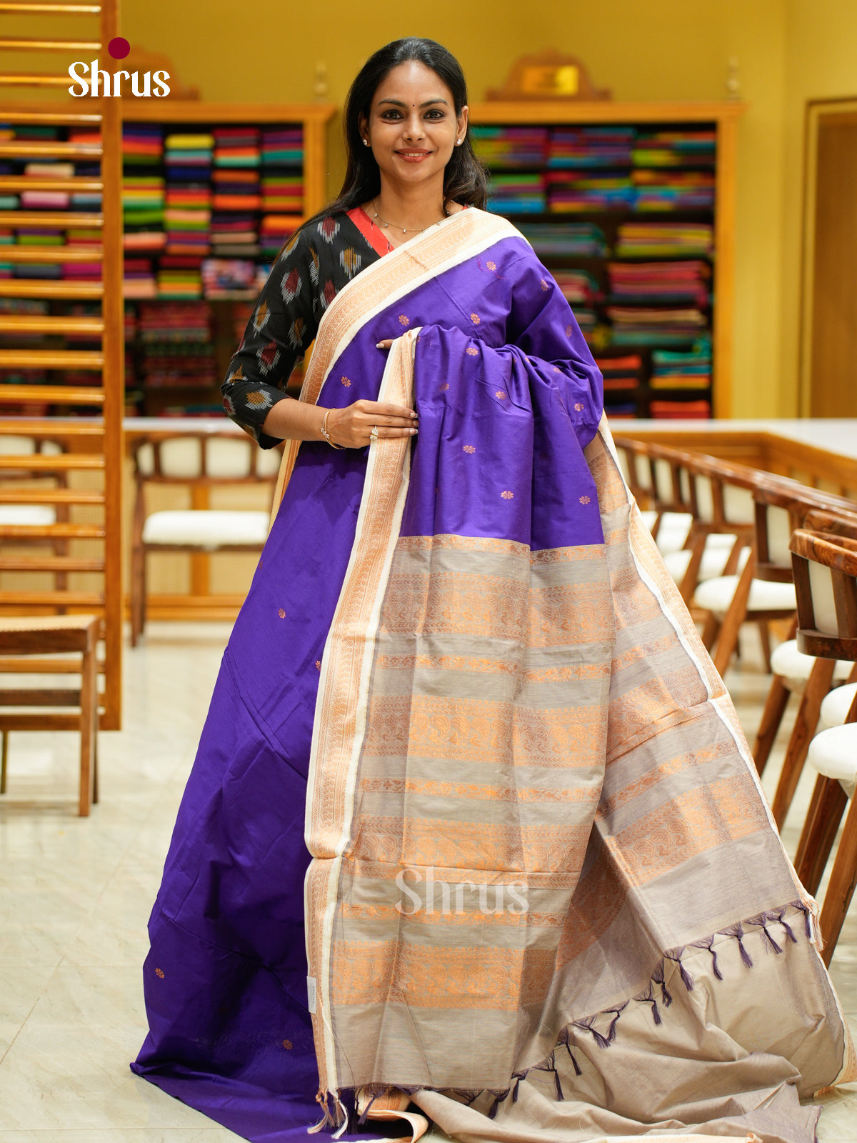 Kalyani Cotton Saree - EES26062 - Shop on Shrus.com