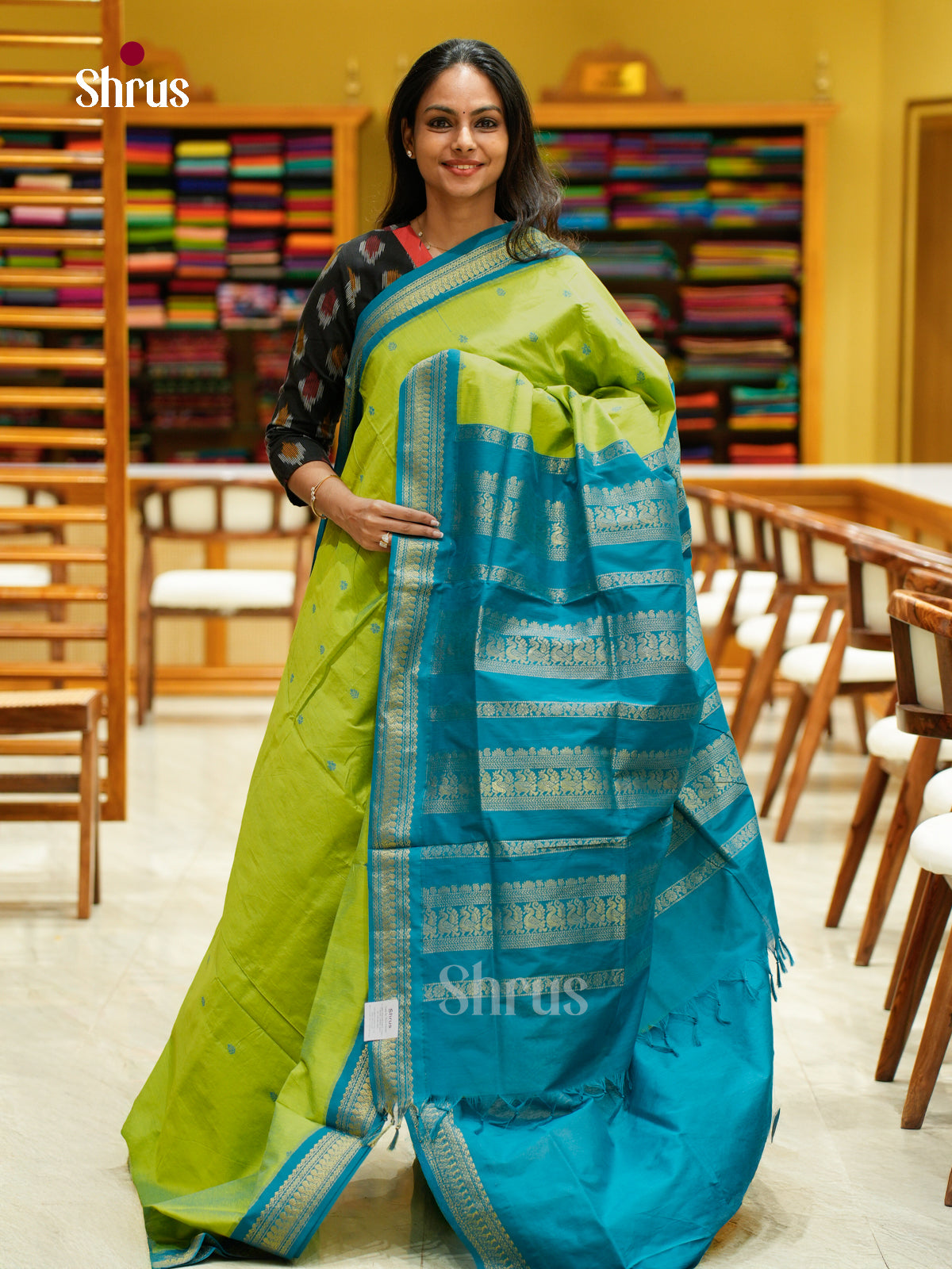Kalyani Cotton Saree - EES26064 - Shop on Shrus.com