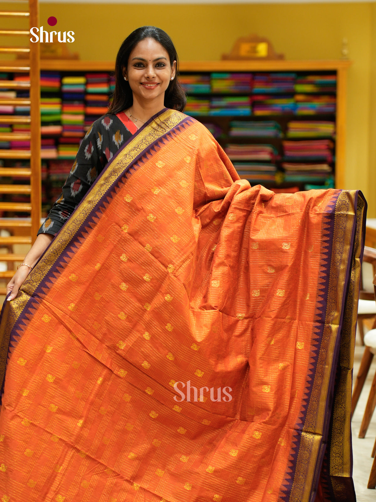 Kalyani Cotton Saree - EES26074 - Shop on Shrus.com