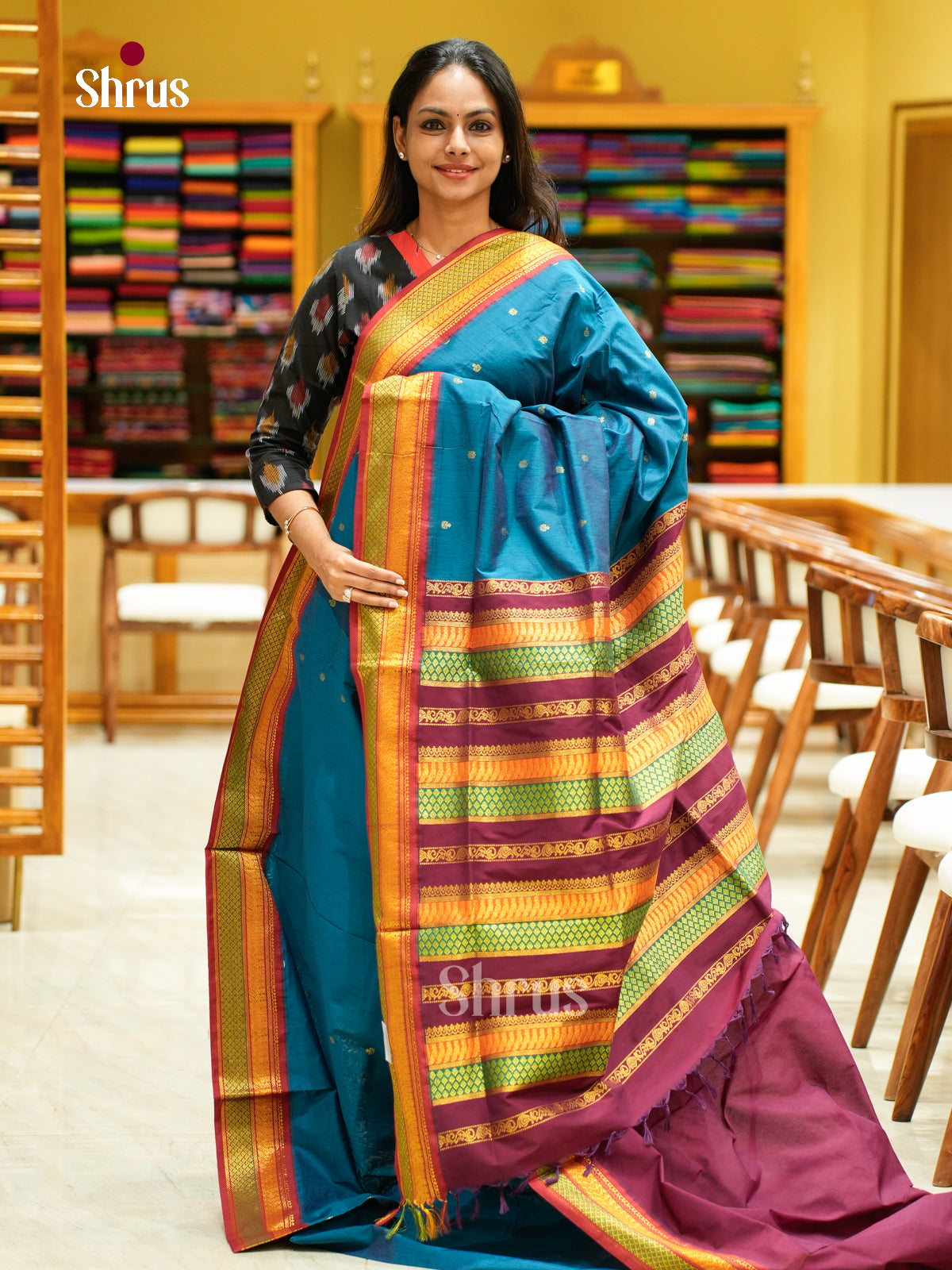 Kalyani Cotton Saree - EES26084 - Shop on Shrus.com