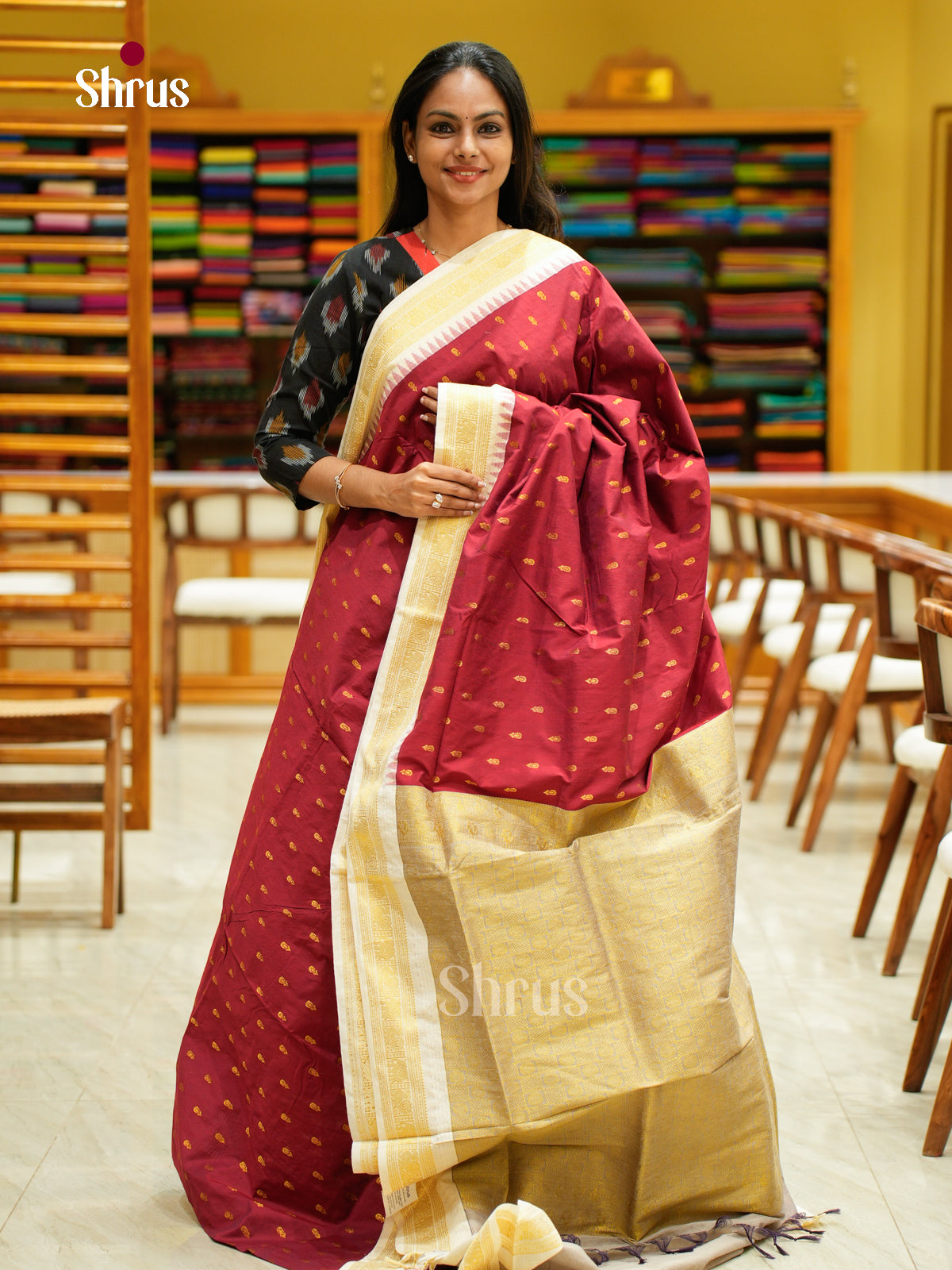 Kalyani Cotton Saree - EES26095 - Shop on Shrus.com