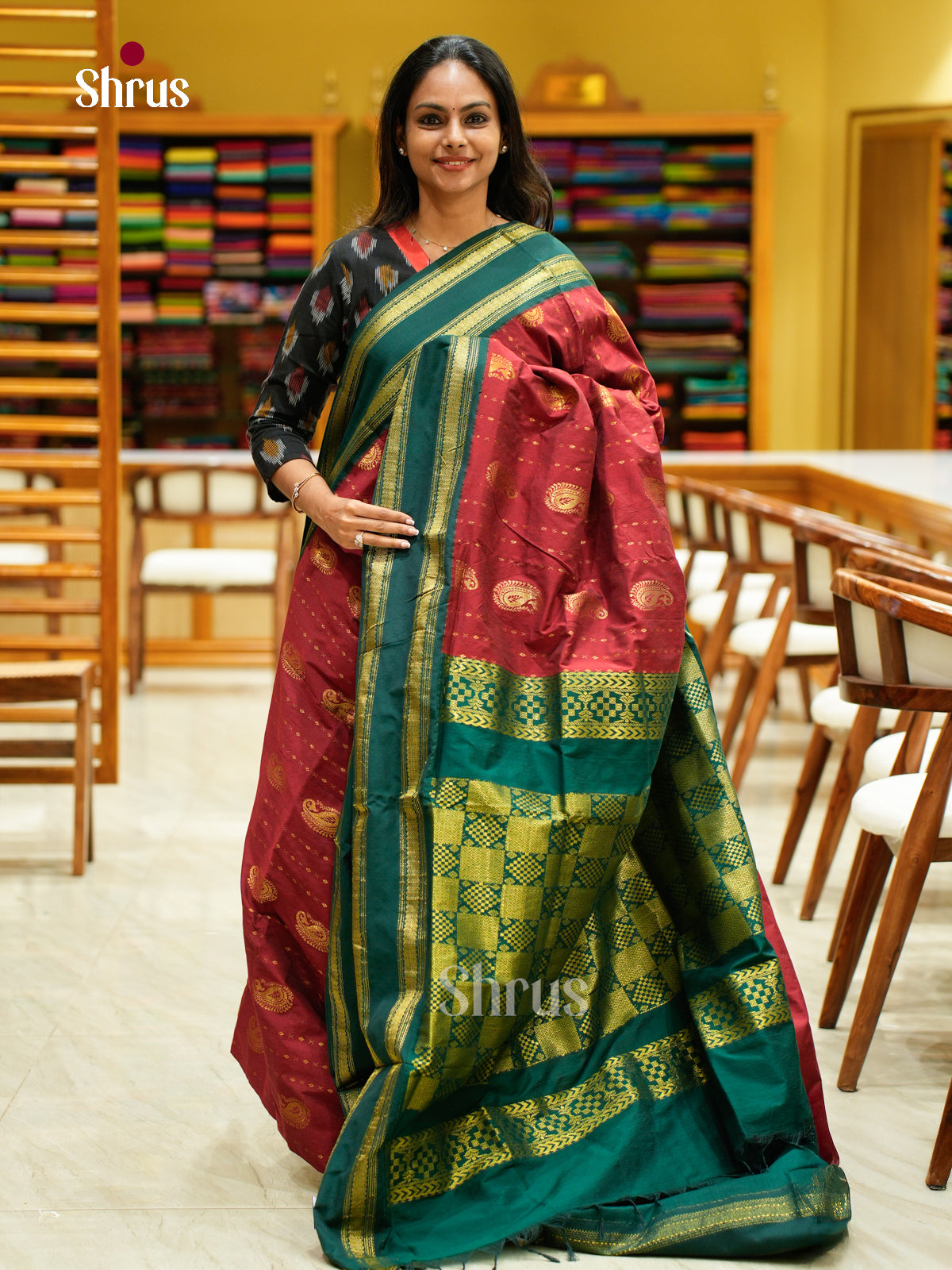 Kalyani Cotton Saree - EES26103 - Shop on Shrus.com