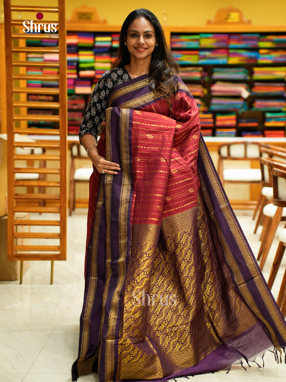 Kalyani Cotton Saree - EES26112 - Shop on Shrus.com
