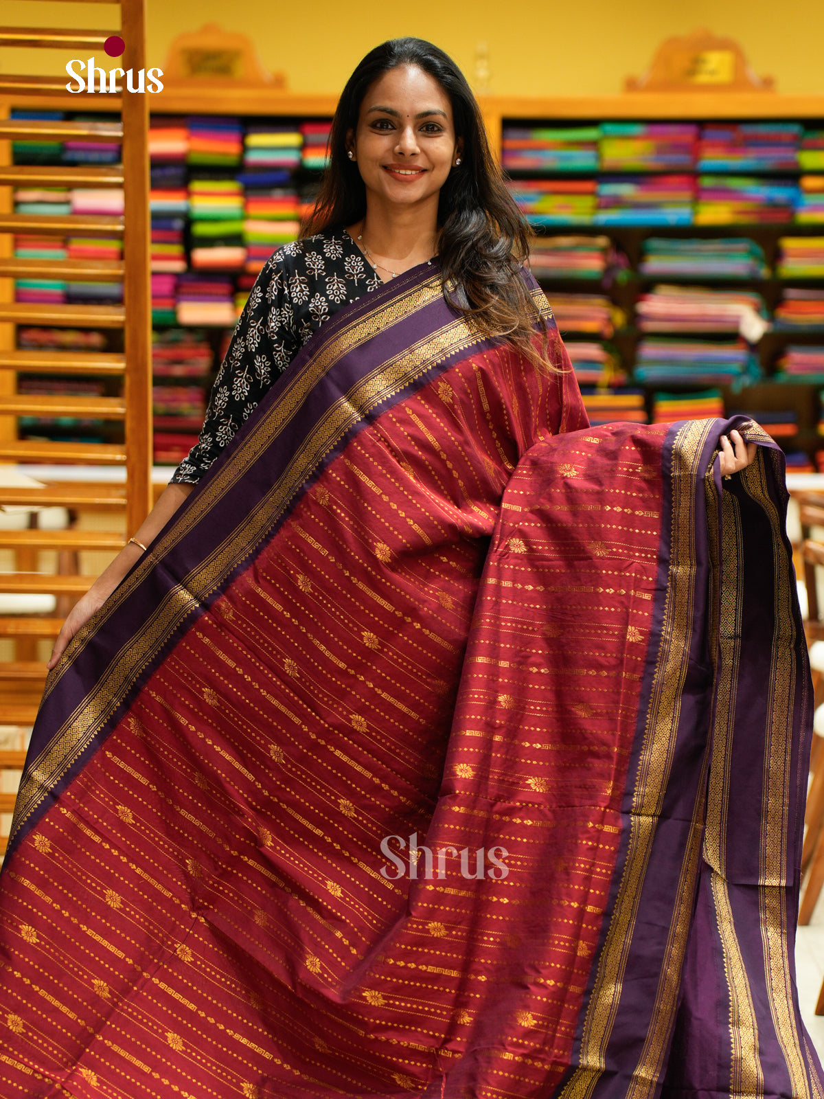 Kalyani Cotton Saree - EES26112 - Shop on Shrus.com